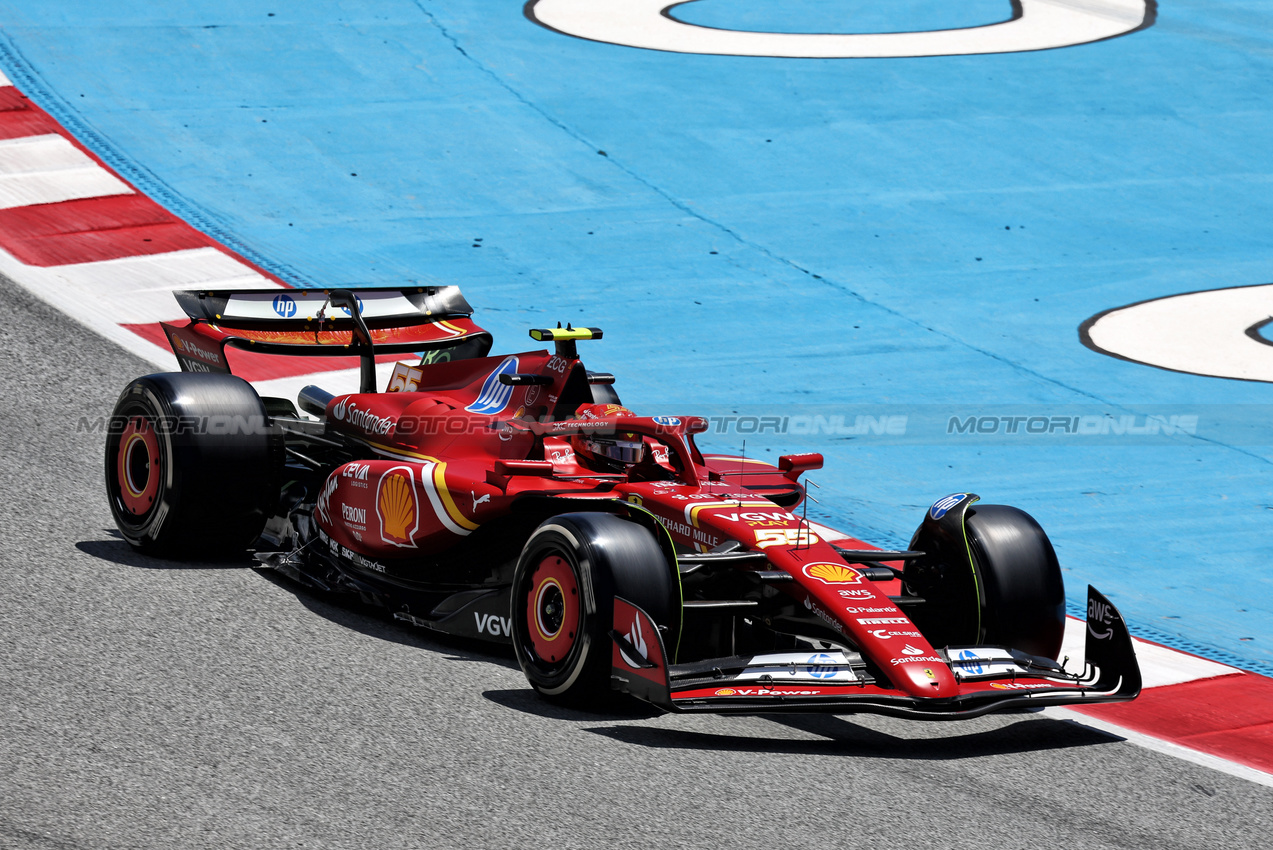 GP SPAGNA, Carlos Sainz Jr (ESP) Ferrari SF-24.

21.06.2024 Formula 1 World Championship, Rd 10, Spanish Grand Prix, Barcelona, Spain, Practice Day.

- www.xpbimages.com, EMail: requests@xpbimages.com © Copyright: Moy / XPB Images