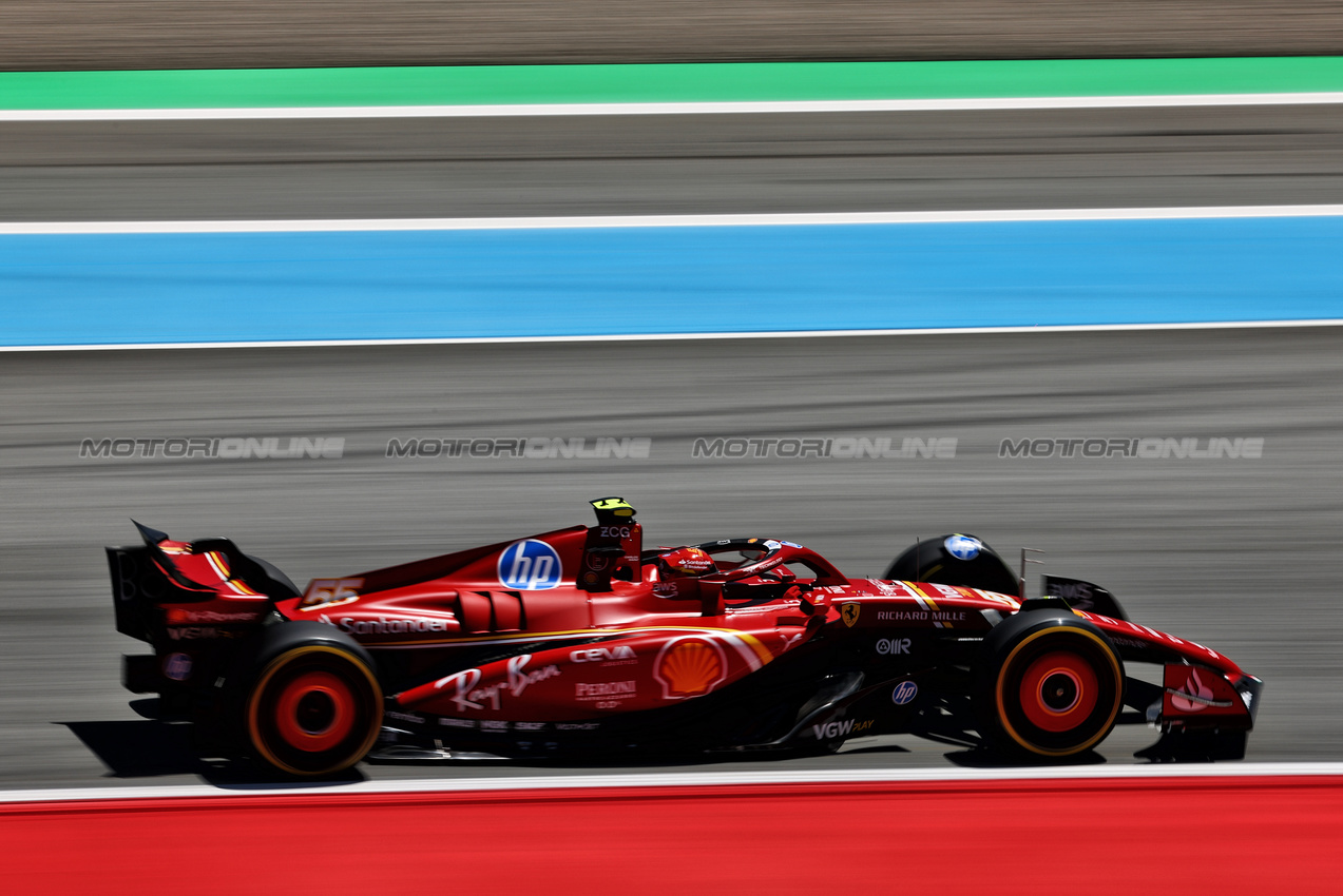 GP SPAGNA, Carlos Sainz Jr (ESP) Ferrari SF-24.

21.06.2024 Formula 1 World Championship, Rd 10, Spanish Grand Prix, Barcelona, Spain, Practice Day.

 - www.xpbimages.com, EMail: requests@xpbimages.com © Copyright: Coates / XPB Images