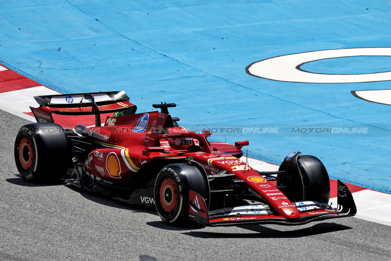 GP SPAGNA, Charles Leclerc (MON) Ferrari SF-24.

21.06.2024 Formula 1 World Championship, Rd 10, Spanish Grand Prix, Barcelona, Spain, Practice Day.

- www.xpbimages.com, EMail: requests@xpbimages.com © Copyright: Moy / XPB Images