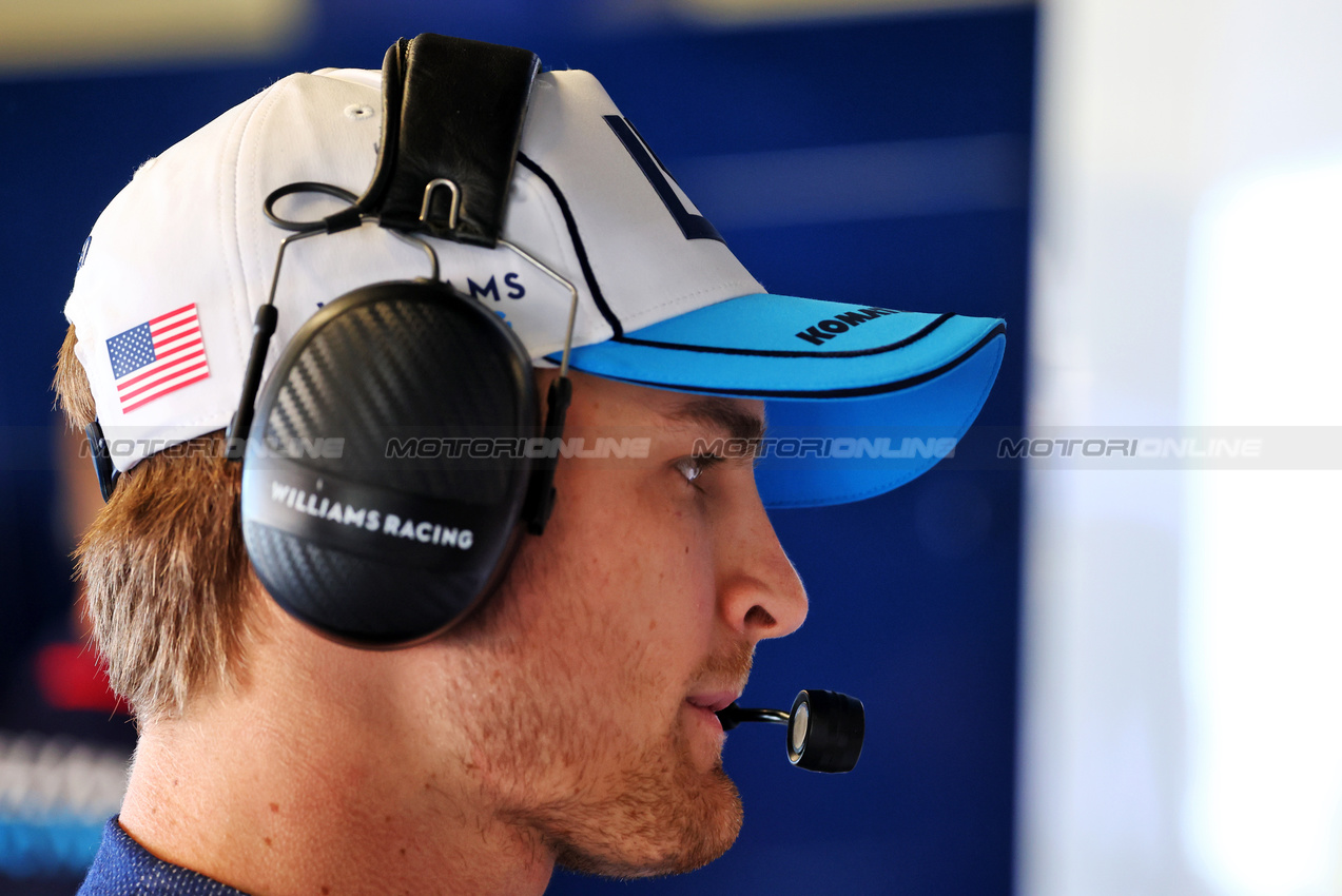 GP SPAGNA, Logan Sargeant (USA) Williams Racing.

21.06.2024 Formula 1 World Championship, Rd 10, Spanish Grand Prix, Barcelona, Spain, Practice Day.

- www.xpbimages.com, EMail: requests@xpbimages.com © Copyright: Batchelor / XPB Images