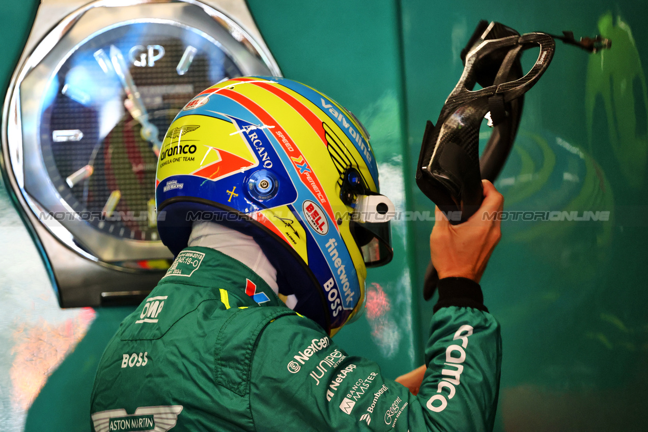 GP SPAGNA, Fernando Alonso (ESP) Aston Martin F1 Team.

21.06.2024 Formula 1 World Championship, Rd 10, Spanish Grand Prix, Barcelona, Spain, Practice Day.

- www.xpbimages.com, EMail: requests@xpbimages.com © Copyright: Batchelor / XPB Images