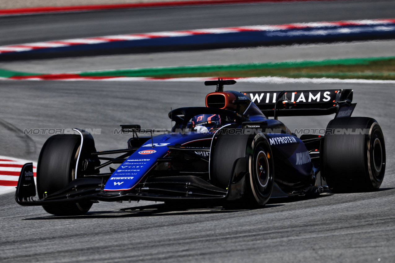 GP SPAGNA, Alexander Albon (THA) Williams Racing FW46.

21.06.2024 Formula 1 World Championship, Rd 10, Spanish Grand Prix, Barcelona, Spain, Practice Day.

 - www.xpbimages.com, EMail: requests@xpbimages.com © Copyright: Coates / XPB Images