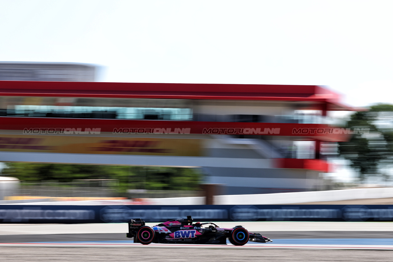 GP SPAGNA, Esteban Ocon (FRA) Alpine F1 Team A524.

21.06.2024 Formula 1 World Championship, Rd 10, Spanish Grand Prix, Barcelona, Spain, Practice Day.

- www.xpbimages.com, EMail: requests@xpbimages.com © Copyright: Charniaux / XPB Images