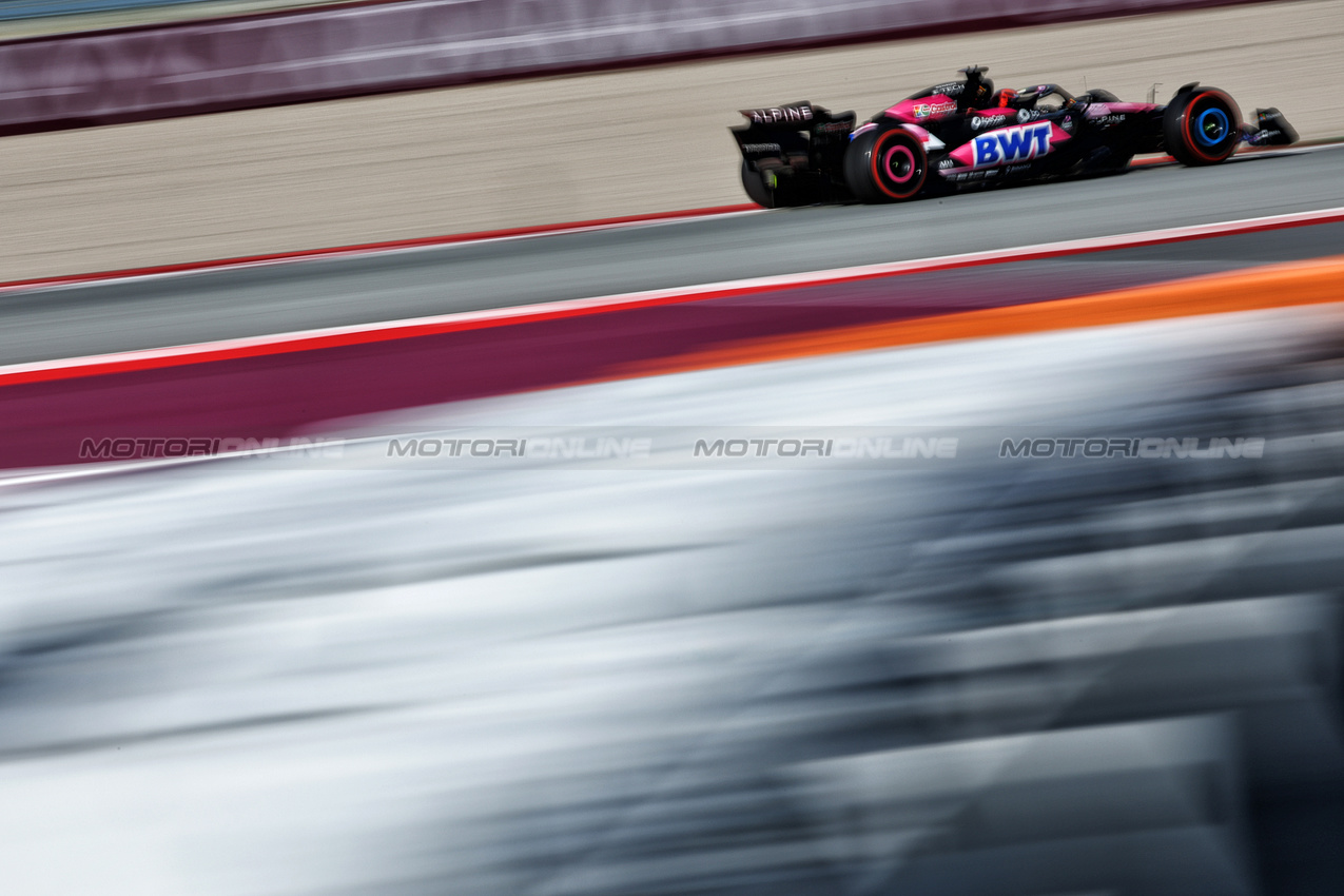 GP SPAGNA, Esteban Ocon (FRA) Alpine F1 Team A524.

21.06.2024 Formula 1 World Championship, Rd 10, Spanish Grand Prix, Barcelona, Spain, Practice Day.

- www.xpbimages.com, EMail: requests@xpbimages.com © Copyright: Charniaux / XPB Images