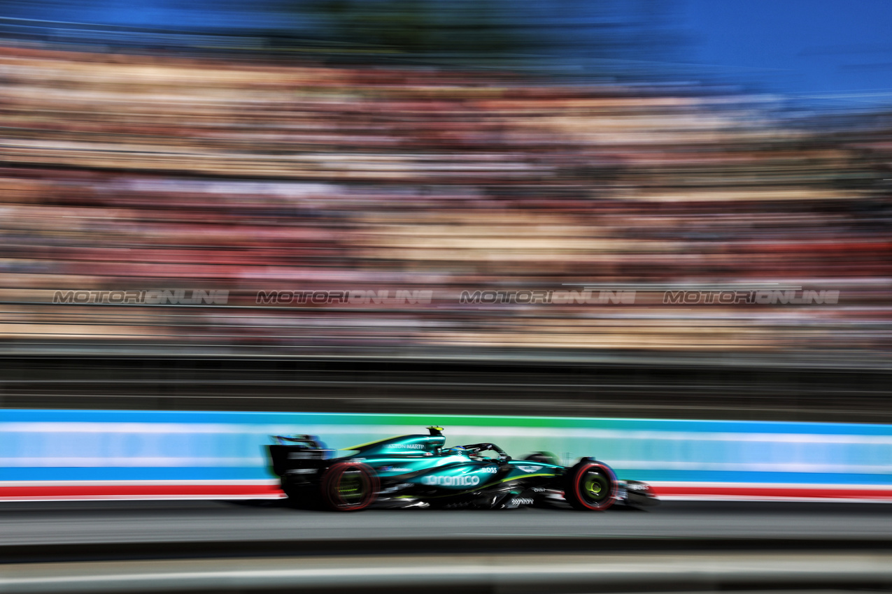 GP SPAGNA, Fernando Alonso (ESP) Aston Martin F1 Team AMR24.

21.06.2024 Formula 1 World Championship, Rd 10, Spanish Grand Prix, Barcelona, Spain, Practice Day.

- www.xpbimages.com, EMail: requests@xpbimages.com © Copyright: Rew / XPB Images