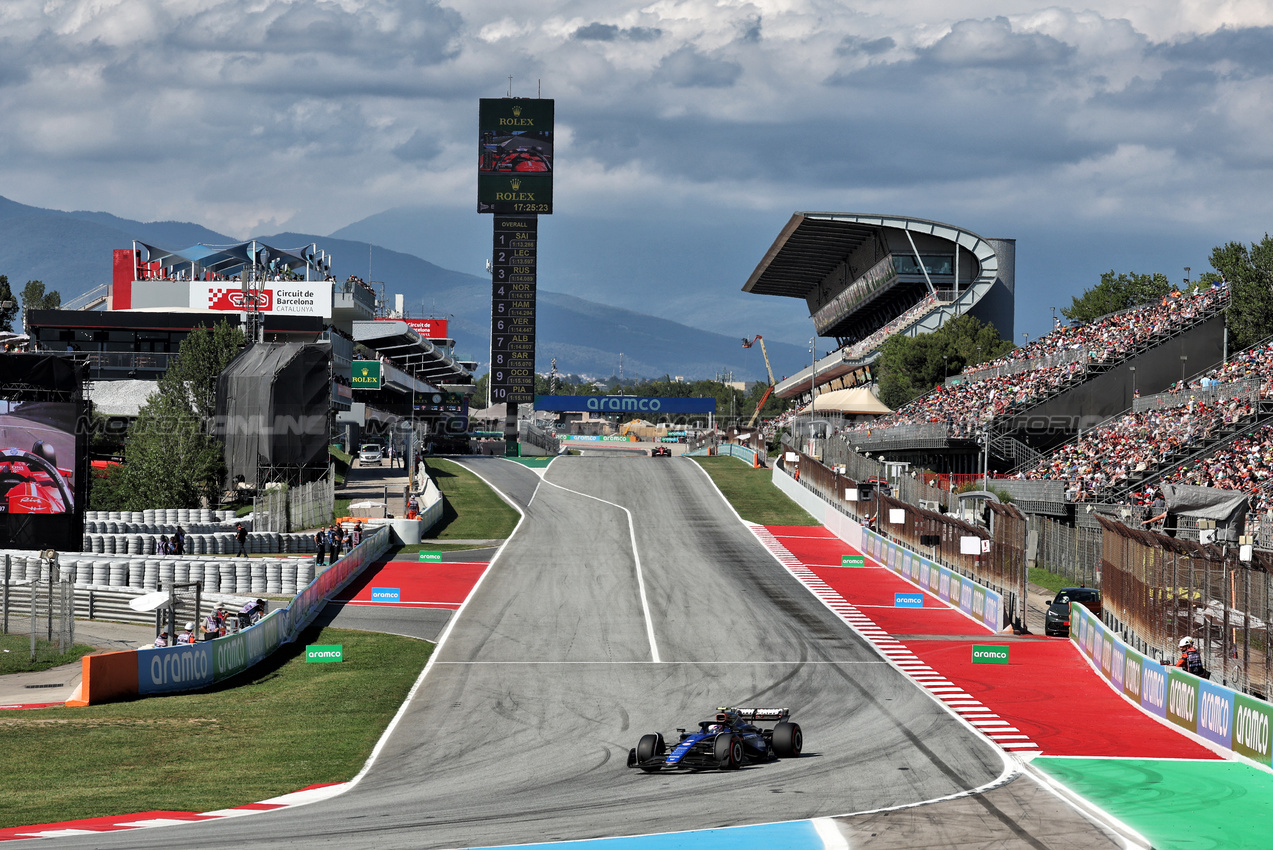 GP SPAGNA, Logan Sargeant (USA) Williams Racing FW46.

21.06.2024 Formula 1 World Championship, Rd 10, Spanish Grand Prix, Barcelona, Spain, Practice Day.

- www.xpbimages.com, EMail: requests@xpbimages.com © Copyright: Moy / XPB Images