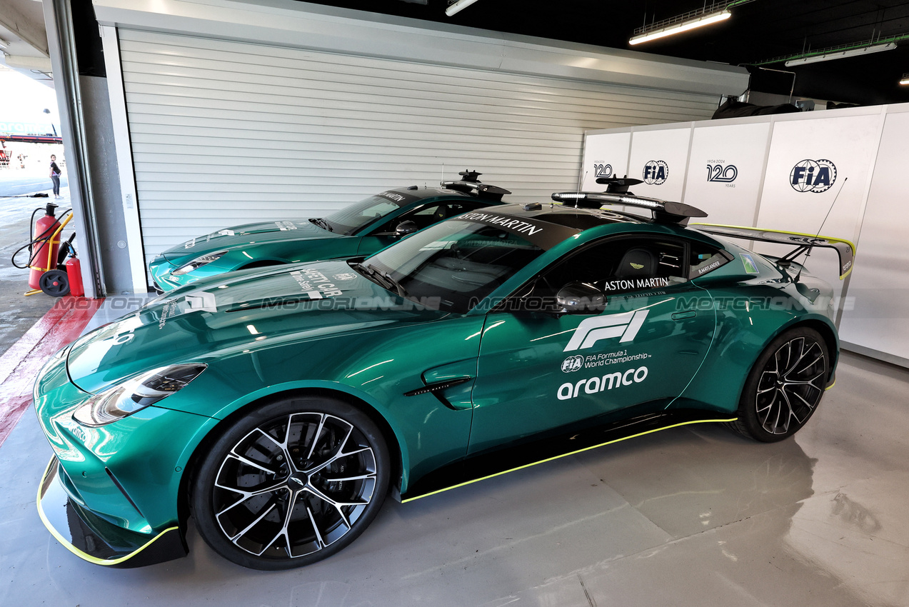 GP SPAGNA, Aston Martin FIA Safety Car.

21.06.2024 Formula 1 World Championship, Rd 10, Spanish Grand Prix, Barcelona, Spain, Practice Day.

- www.xpbimages.com, EMail: requests@xpbimages.com © Copyright: Moy / XPB Images