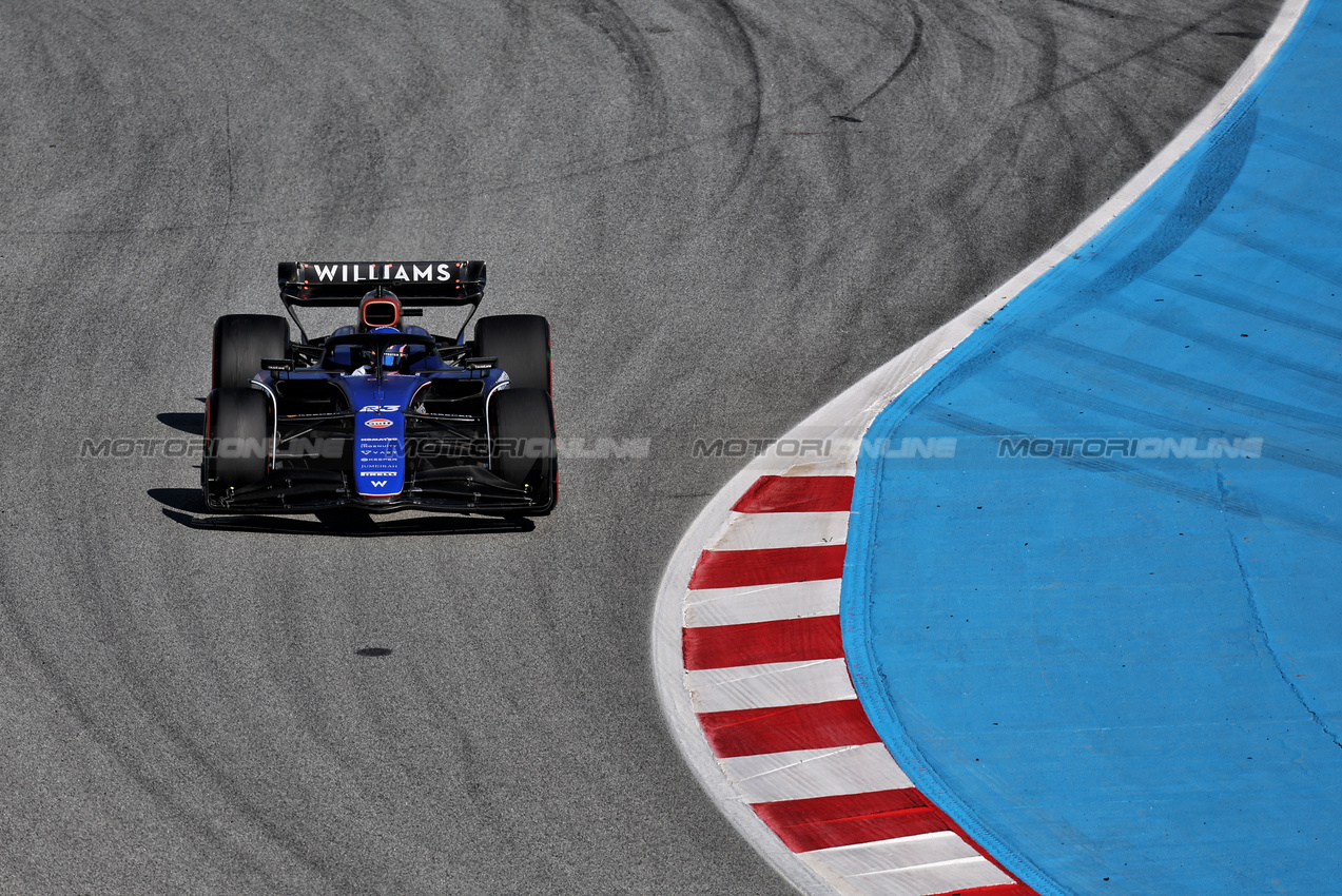 GP SPAGNA, Alexander Albon (THA) Williams Racing FW46.

21.06.2024 Formula 1 World Championship, Rd 10, Spanish Grand Prix, Barcelona, Spain, Practice Day.

- www.xpbimages.com, EMail: requests@xpbimages.com © Copyright: Rew / XPB Images