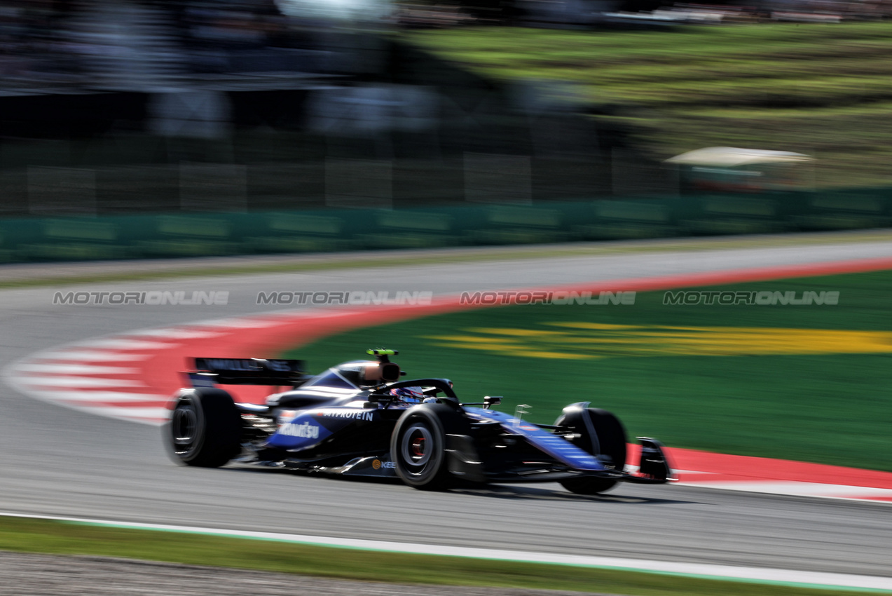 GP SPAGNA, Logan Sargeant (USA) Williams Racing FW46.

21.06.2024 Formula 1 World Championship, Rd 10, Spanish Grand Prix, Barcelona, Spain, Practice Day.

- www.xpbimages.com, EMail: requests@xpbimages.com © Copyright: Rew / XPB Images