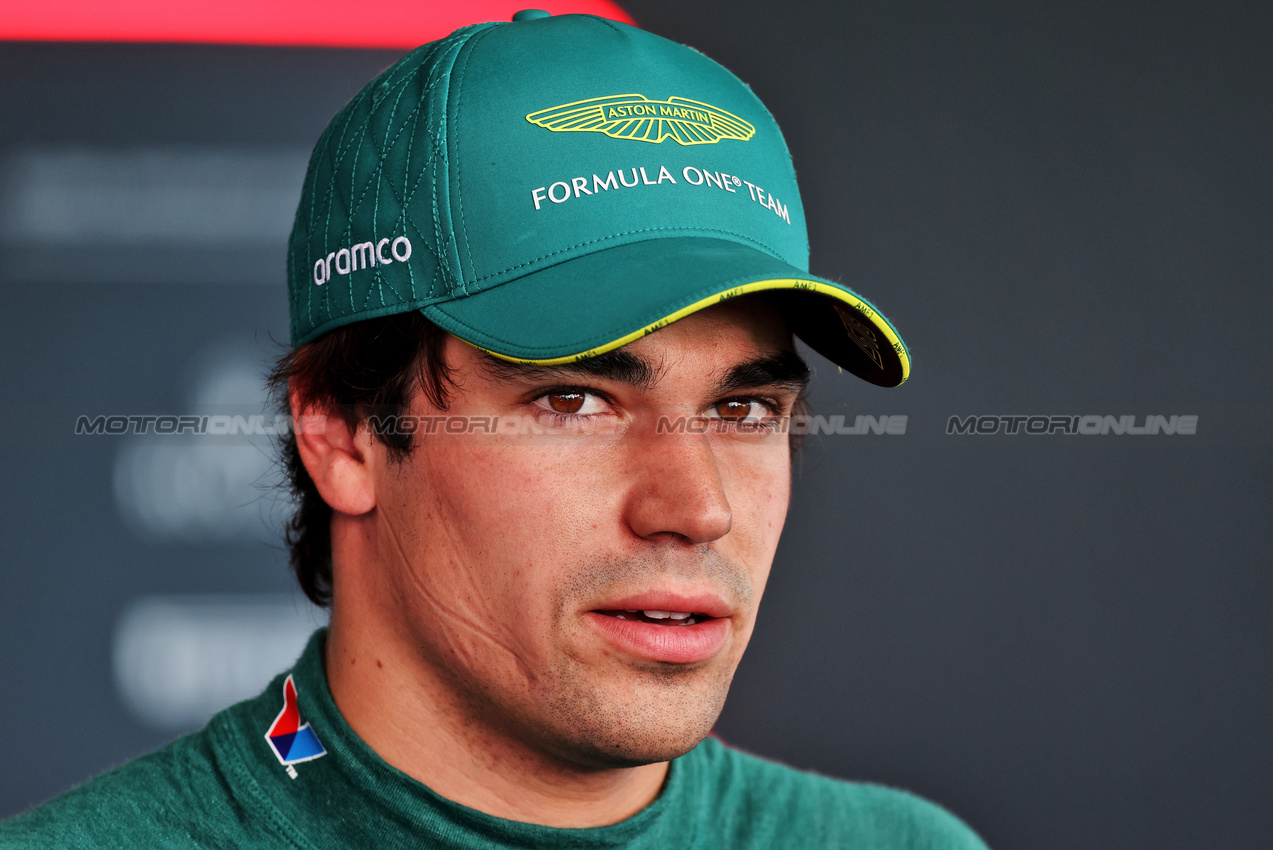 GP SPAGNA, Lance Stroll (CDN) Aston Martin F1 Team.

21.06.2024 Formula 1 World Championship, Rd 10, Spanish Grand Prix, Barcelona, Spain, Practice Day.

- www.xpbimages.com, EMail: requests@xpbimages.com © Copyright: Rew / XPB Images