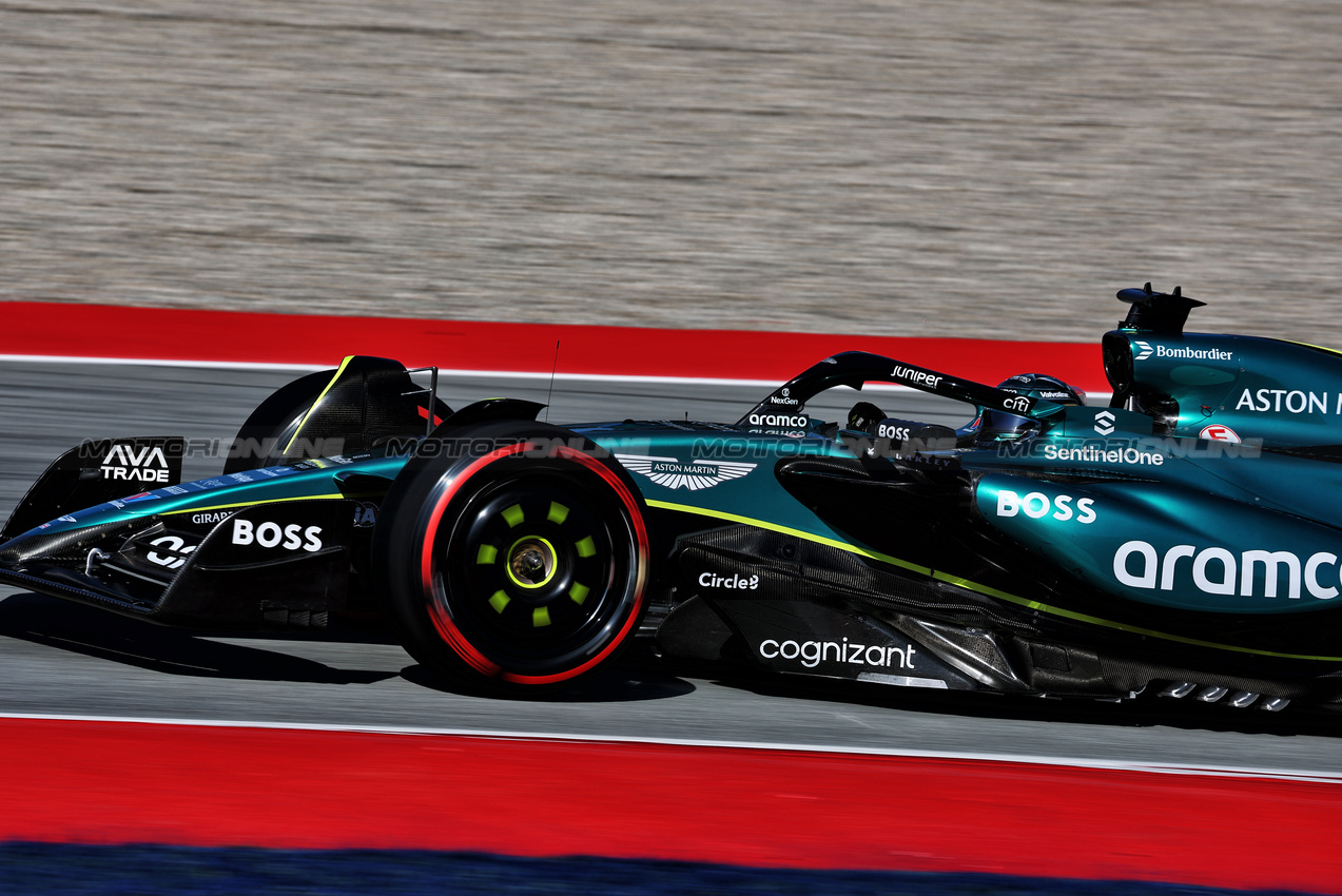 GP SPAGNA, Lance Stroll (CDN) Aston Martin F1 Team AMR24.

21.06.2024 Formula 1 World Championship, Rd 10, Spanish Grand Prix, Barcelona, Spain, Practice Day.

 - www.xpbimages.com, EMail: requests@xpbimages.com © Copyright: Coates / XPB Images