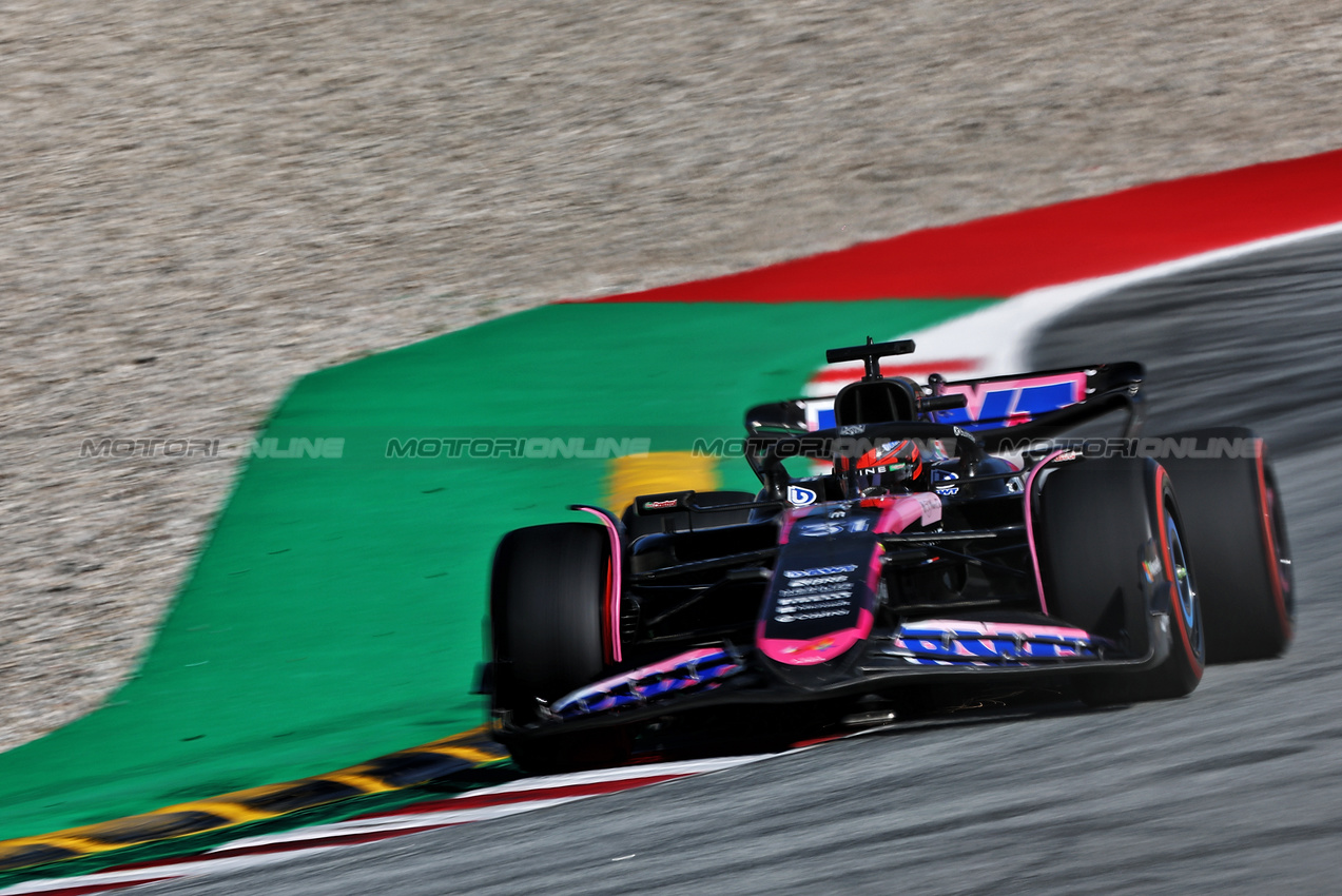 GP SPAGNA, Esteban Ocon (FRA) Alpine F1 Team A524.

21.06.2024 Formula 1 World Championship, Rd 10, Spanish Grand Prix, Barcelona, Spain, Practice Day.

 - www.xpbimages.com, EMail: requests@xpbimages.com © Copyright: Coates / XPB Images