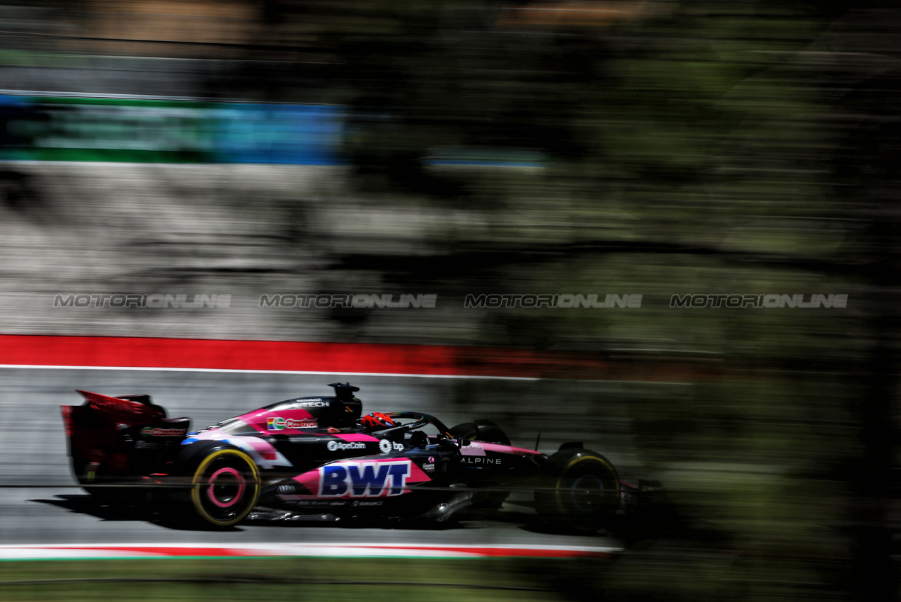 GP SPAGNA, Esteban Ocon (FRA) Alpine F1 Team A524.

21.06.2024 Formula 1 World Championship, Rd 10, Spanish Grand Prix, Barcelona, Spain, Practice Day.

- www.xpbimages.com, EMail: requests@xpbimages.com © Copyright: Charniaux / XPB Images