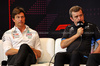 GP SPAGNA, (L to R): Toto Wolff (GER) Mercedes AMG F1 Shareholder e Executive Director e Bruno Famin (FRA) Alpine Motorsports Vice President e Alpine F1 Team Team Principal, in the FIA Press Conference.

21.06.2024 Formula 1 World Championship, Rd 10, Spanish Grand Prix, Barcelona, Spain, Practice Day.

- www.xpbimages.com, EMail: requests@xpbimages.com © Copyright: Charniaux / XPB Images