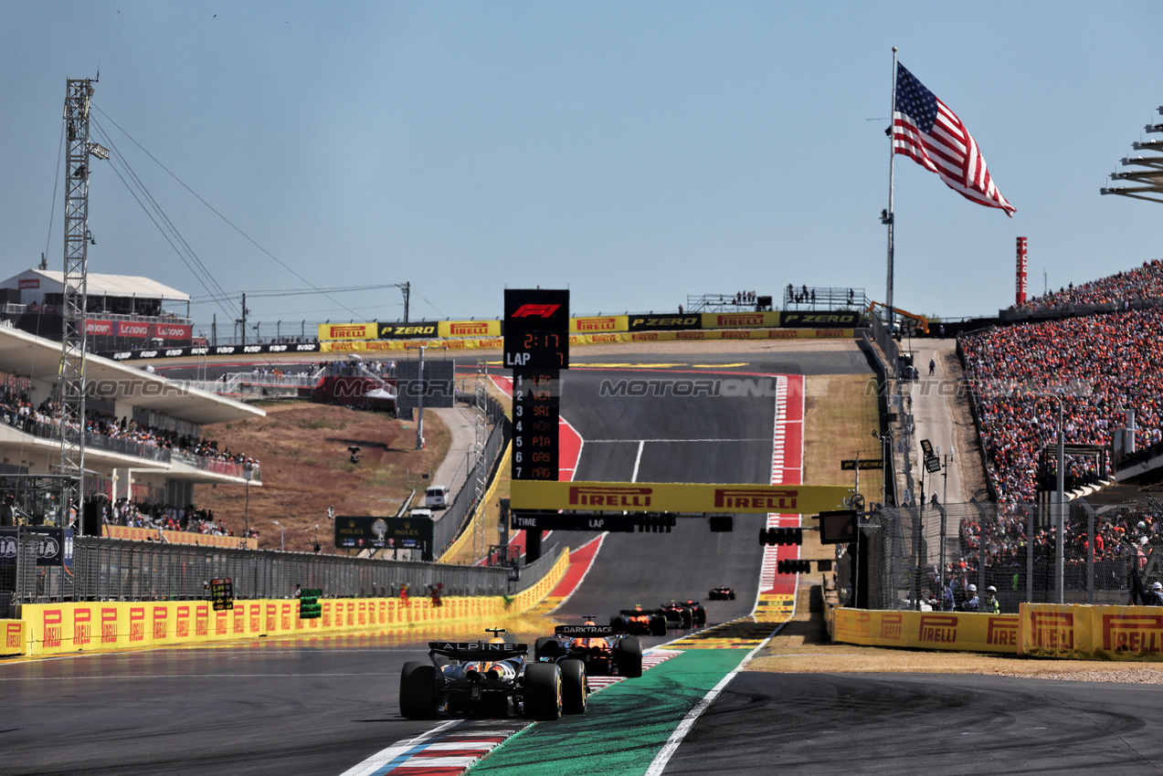 GP STATI UNITI, Pierre Gasly (FRA) Alpine F1 Team A524.

20.10.2024. Formula 1 World Championship, Rd 19, United States Grand Prix, Austin, Texas, USA, Gara Day.

- www.xpbimages.com, EMail: requests@xpbimages.com © Copyright: Moy / XPB Images