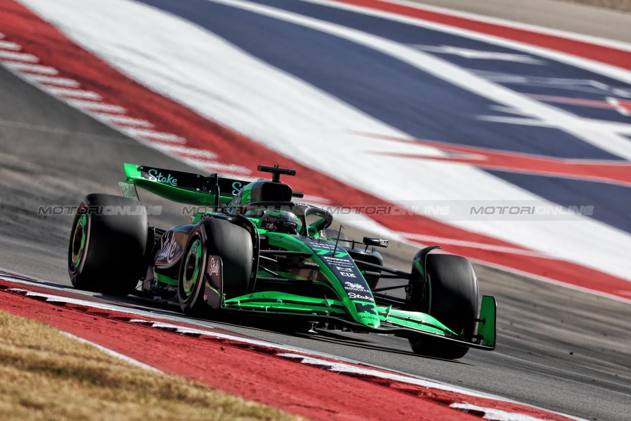 GP STATI UNITI, Valtteri Bottas (FIN) Sauber C44.

20.10.2024. Formula 1 World Championship, Rd 19, United States Grand Prix, Austin, Texas, USA, Gara Day.

- www.xpbimages.com, EMail: requests@xpbimages.com © Copyright: Moy / XPB Images