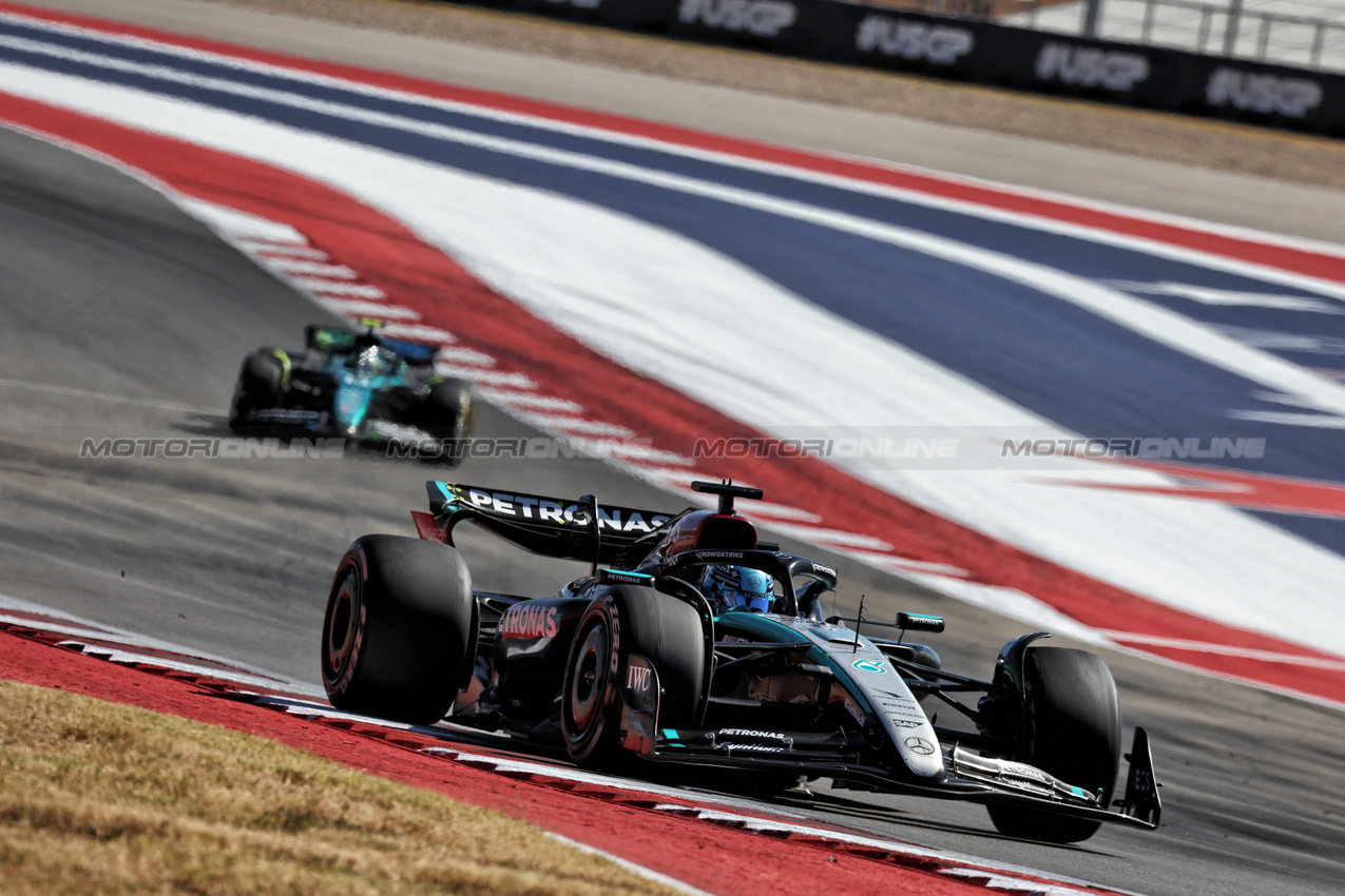 GP STATI UNITI, George Russell (GBR) Mercedes AMG F1 W15.

20.10.2024. Formula 1 World Championship, Rd 19, United States Grand Prix, Austin, Texas, USA, Gara Day.

- www.xpbimages.com, EMail: requests@xpbimages.com © Copyright: Moy / XPB Images