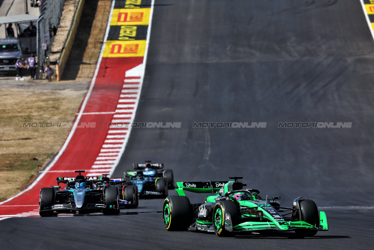 GP STATI UNITI, Valtteri Bottas (FIN) Sauber C44.

20.10.2024. Formula 1 World Championship, Rd 19, United States Grand Prix, Austin, Texas, USA, Gara Day.

- www.xpbimages.com, EMail: requests@xpbimages.com © Copyright: Batchelor / XPB Images