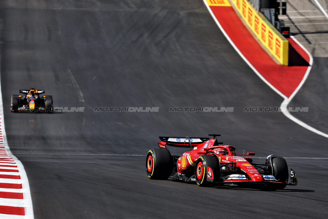 GP STATI UNITI, Charles Leclerc (MON) Ferrari SF-24.

20.10.2024. Formula 1 World Championship, Rd 19, United States Grand Prix, Austin, Texas, USA, Gara Day.

- www.xpbimages.com, EMail: requests@xpbimages.com © Copyright: Batchelor / XPB Images