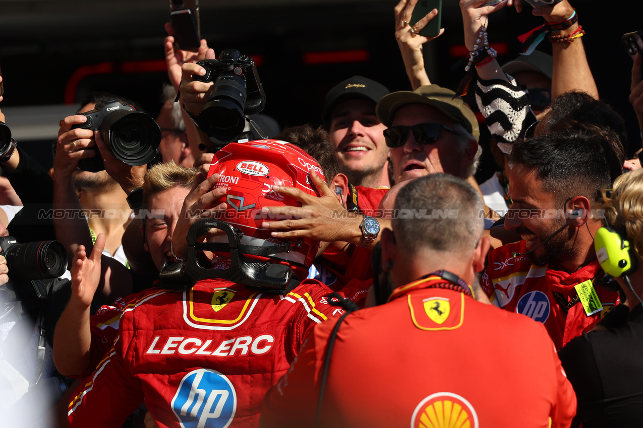 GP STATI UNITI, 1st place Charles Leclerc (MON) Ferrari SF-24.
20.10.2024. Formula 1 World Championship, Rd 19, United States Grand Prix, Austin, Texas, USA, Gara Day.
- www.xpbimages.com, EMail: requests@xpbimages.com © Copyright: Batchelor / XPB Images