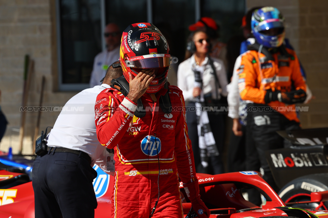 GP STATI UNITI, 2nd place Carlos Sainz Jr (ESP) Ferrari SF-24.
20.10.2024. Formula 1 World Championship, Rd 19, United States Grand Prix, Austin, Texas, USA, Gara Day.
- www.xpbimages.com, EMail: requests@xpbimages.com © Copyright: Batchelor / XPB Images