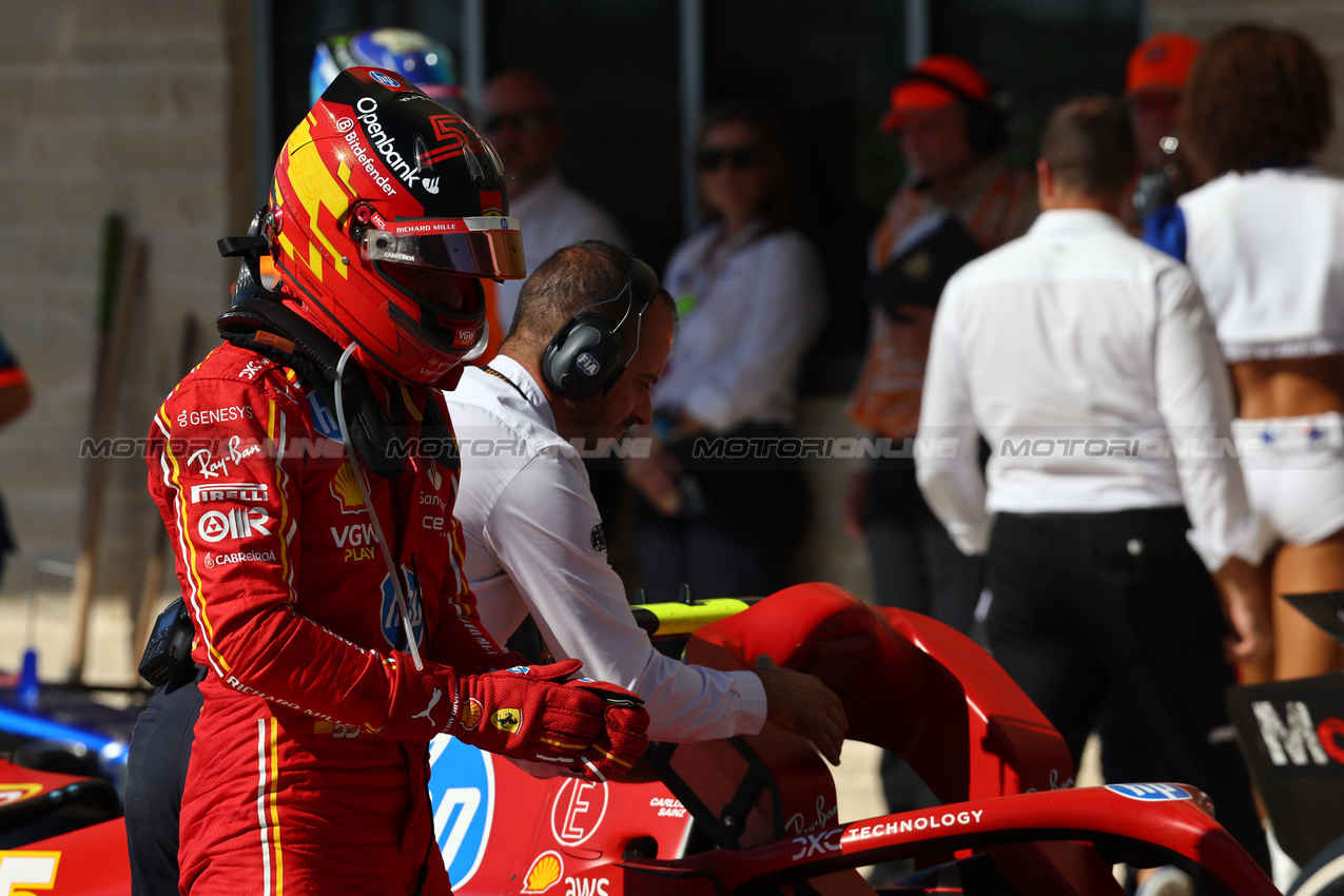 GP STATI UNITI, 2nd place Carlos Sainz Jr (ESP) Ferrari SF-24.
20.10.2024. Formula 1 World Championship, Rd 19, United States Grand Prix, Austin, Texas, USA, Gara Day.
- www.xpbimages.com, EMail: requests@xpbimages.com © Copyright: Batchelor / XPB Images