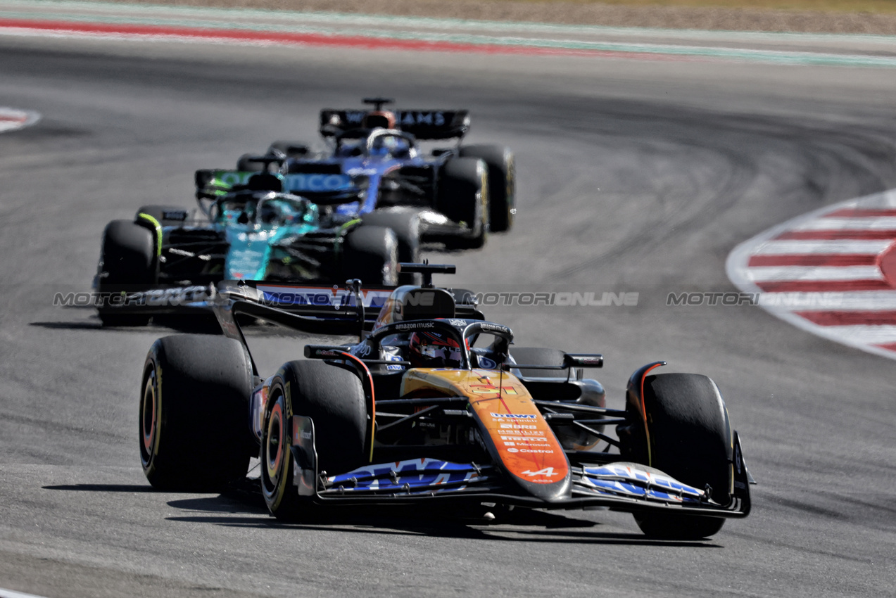 GP STATI UNITI, Esteban Ocon (FRA) Alpine F1 Team A524.

20.10.2024. Formula 1 World Championship, Rd 19, United States Grand Prix, Austin, Texas, USA, Gara Day.

- www.xpbimages.com, EMail: requests@xpbimages.com © Copyright: Bearne / XPB Images