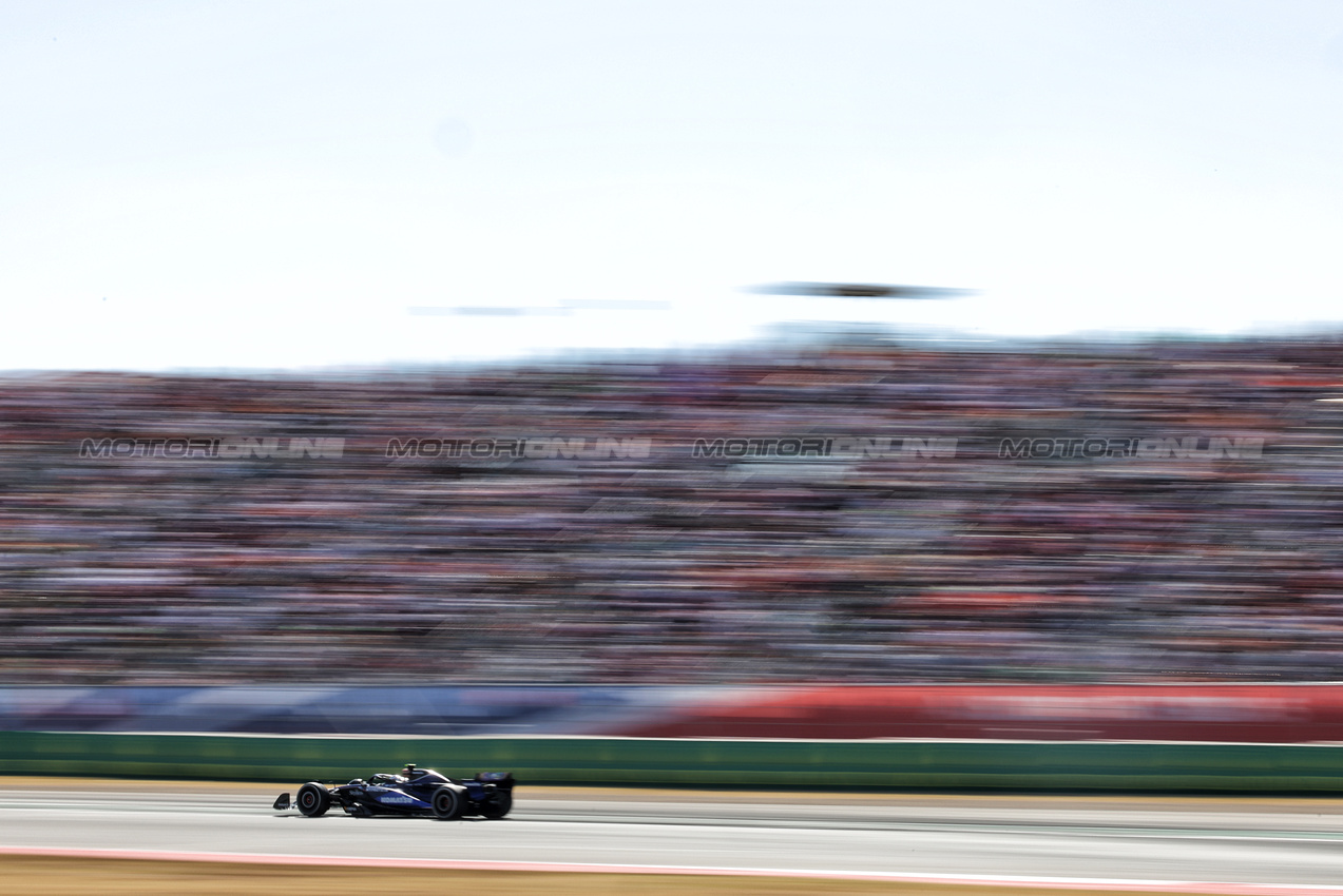 GP STATI UNITI, Franco Colapinto (ARG) Williams Racing FW46.

20.10.2024. Formula 1 World Championship, Rd 19, United States Grand Prix, Austin, Texas, USA, Gara Day.

- www.xpbimages.com, EMail: requests@xpbimages.com © Copyright: Bearne / XPB Images