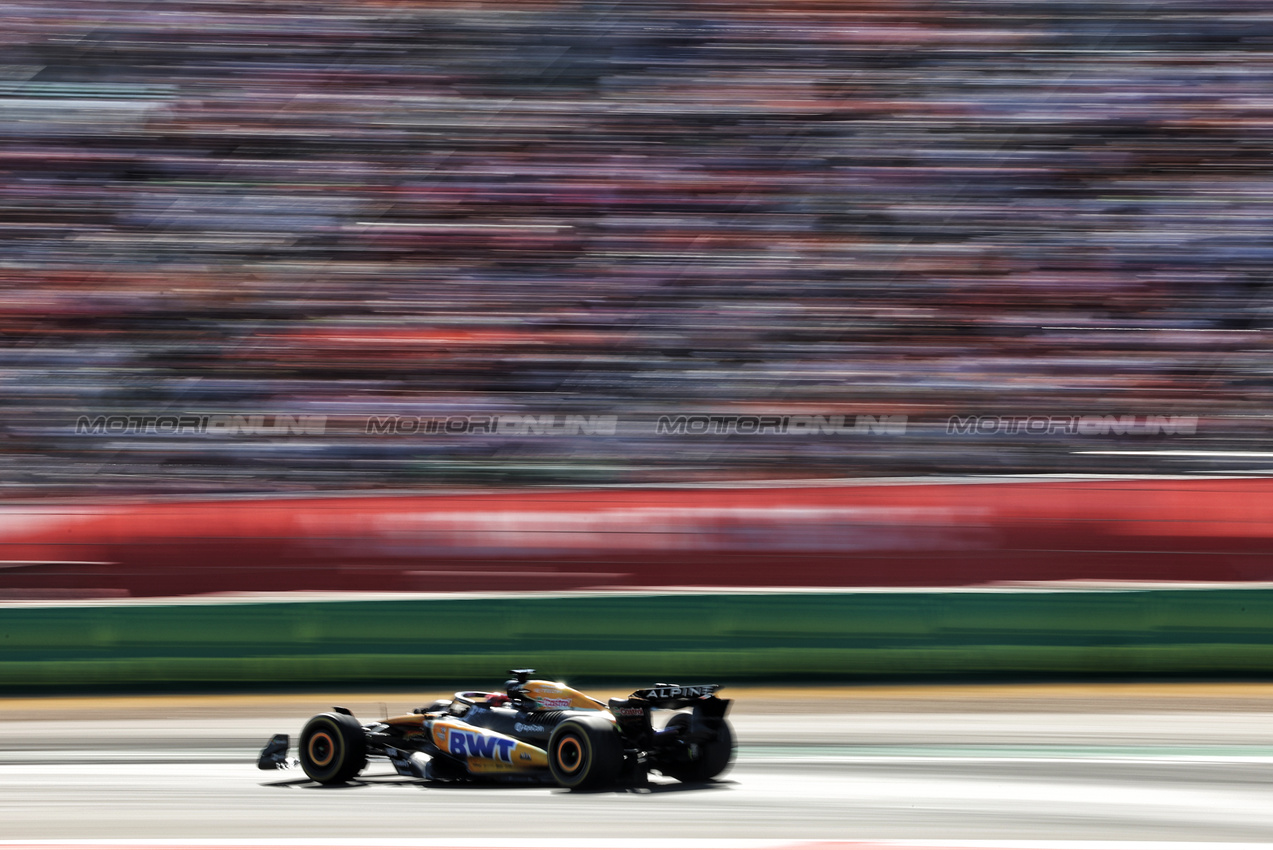 GP STATI UNITI, Esteban Ocon (FRA) Alpine F1 Team A524.

20.10.2024. Formula 1 World Championship, Rd 19, United States Grand Prix, Austin, Texas, USA, Gara Day.

- www.xpbimages.com, EMail: requests@xpbimages.com © Copyright: Bearne / XPB Images