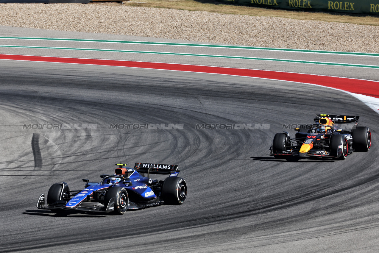 GP STATI UNITI, Franco Colapinto (ARG) Williams Racing FW46.

20.10.2024. Formula 1 World Championship, Rd 19, United States Grand Prix, Austin, Texas, USA, Gara Day.

- www.xpbimages.com, EMail: requests@xpbimages.com © Copyright: Bearne / XPB Images