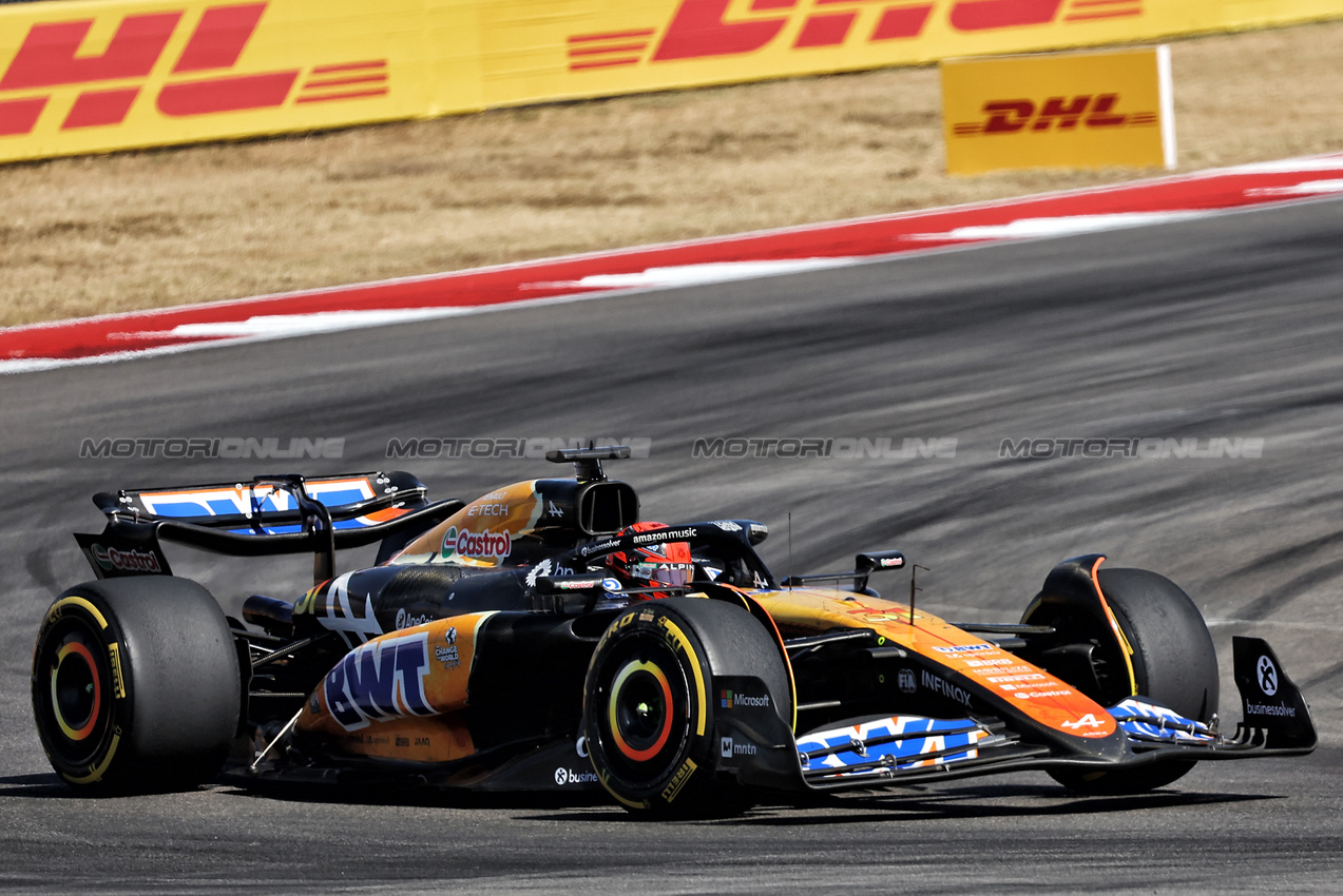 GP STATI UNITI, Esteban Ocon (FRA) Alpine F1 Team A524.

20.10.2024. Formula 1 World Championship, Rd 19, United States Grand Prix, Austin, Texas, USA, Gara Day.

- www.xpbimages.com, EMail: requests@xpbimages.com © Copyright: Bearne / XPB Images