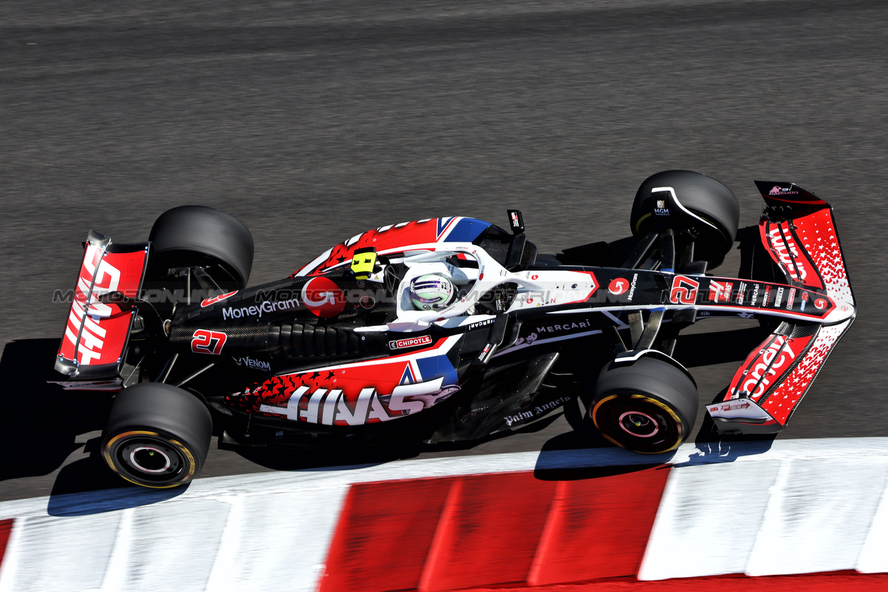 GP STATI UNITI, Nico Hulkenberg (GER) Haas VF-24.

20.10.2024. Formula 1 World Championship, Rd 19, United States Grand Prix, Austin, Texas, USA, Gara Day.

 - www.xpbimages.com, EMail: requests@xpbimages.com © Copyright: Coates / XPB Images