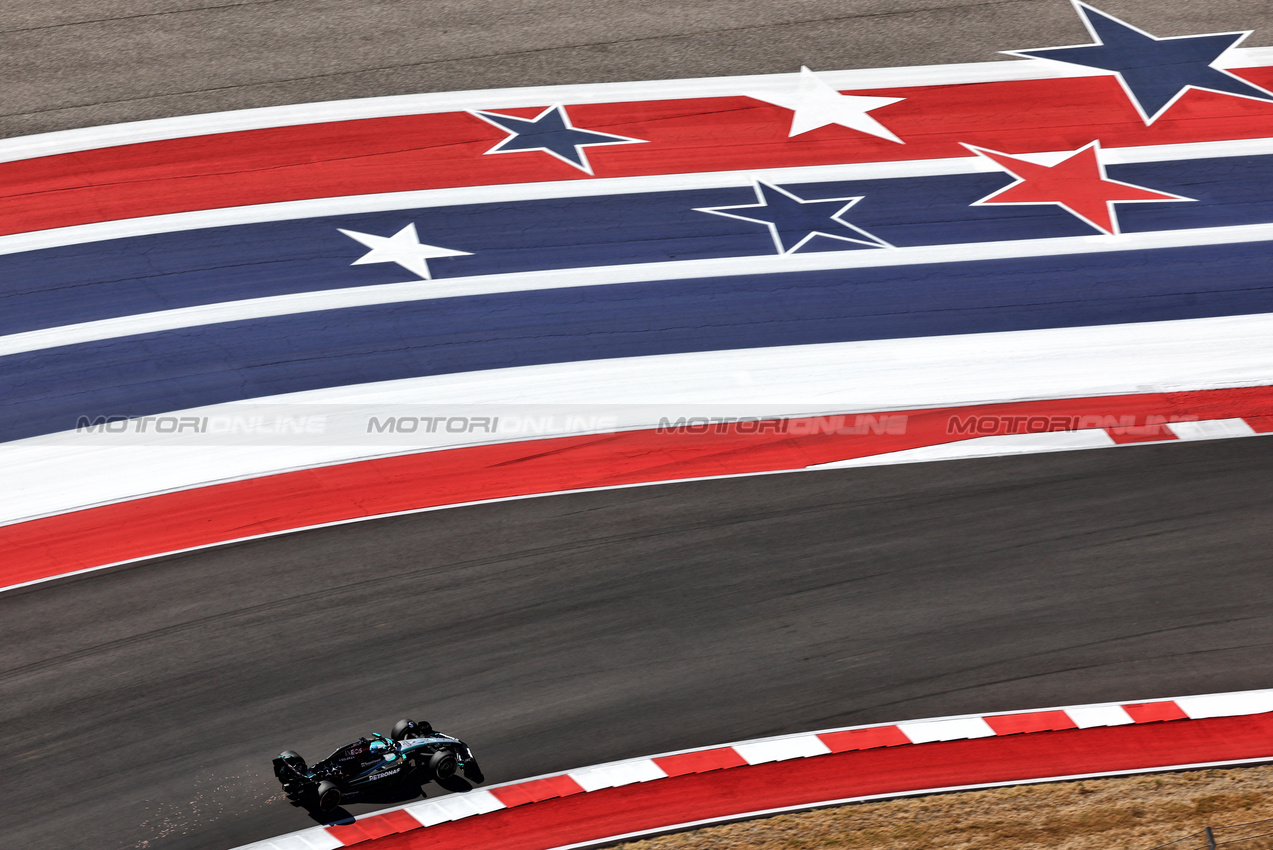 GP STATI UNITI, George Russell (GBR) Mercedes AMG F1 W15.

20.10.2024. Formula 1 World Championship, Rd 19, United States Grand Prix, Austin, Texas, USA, Gara Day.

 - www.xpbimages.com, EMail: requests@xpbimages.com © Copyright: Coates / XPB Images