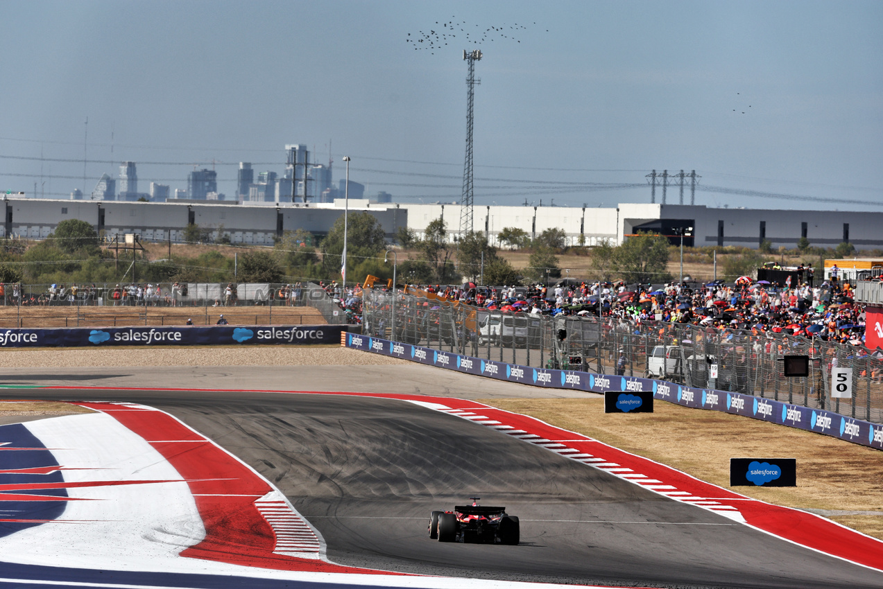 GP STATI UNITI, Charles Leclerc (MON) Ferrari SF-24.

20.10.2024. Formula 1 World Championship, Rd 19, United States Grand Prix, Austin, Texas, USA, Gara Day.

 - www.xpbimages.com, EMail: requests@xpbimages.com © Copyright: Coates / XPB Images