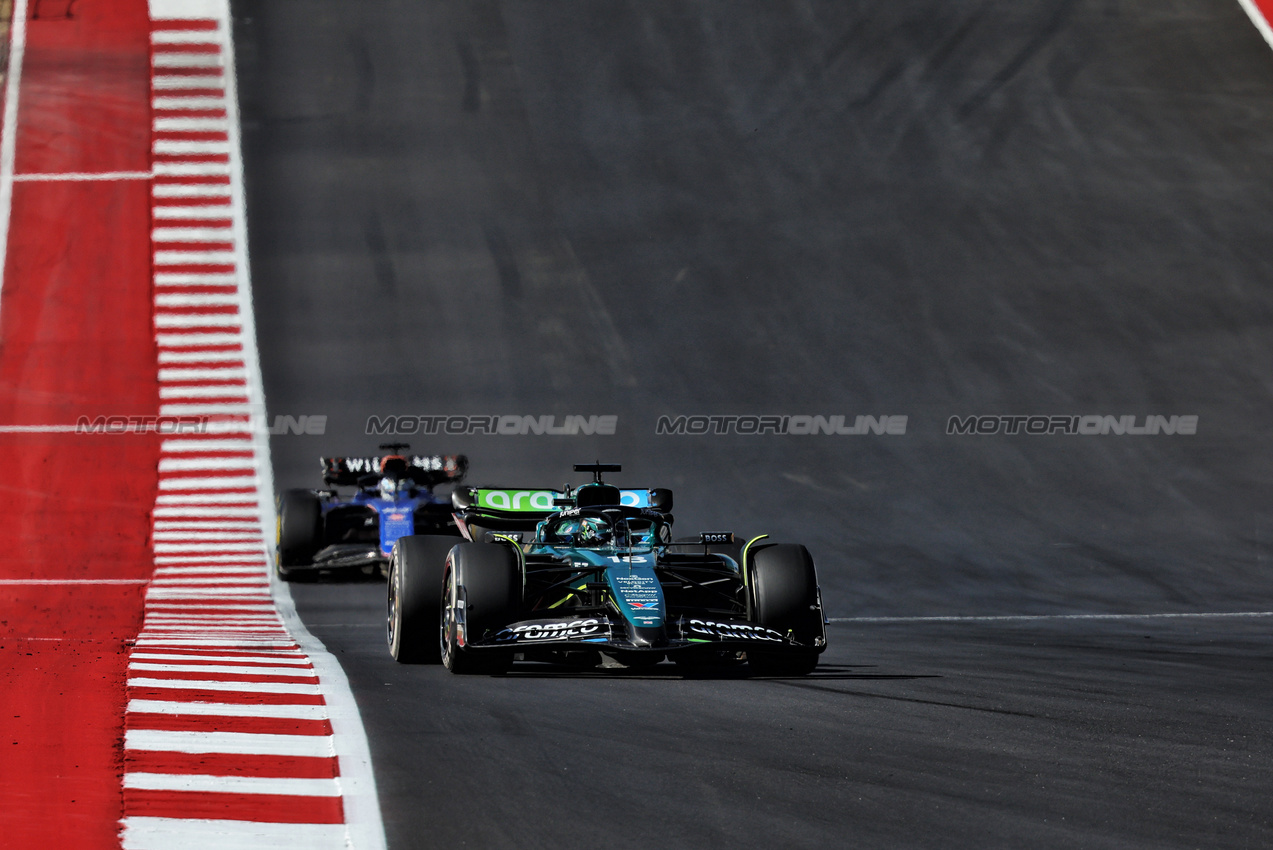 GP STATI UNITI, Lance Stroll (CDN) Aston Martin F1 Team AMR24.

20.10.2024. Formula 1 World Championship, Rd 19, United States Grand Prix, Austin, Texas, USA, Gara Day.

 - www.xpbimages.com, EMail: requests@xpbimages.com © Copyright: Rew / XPB Images