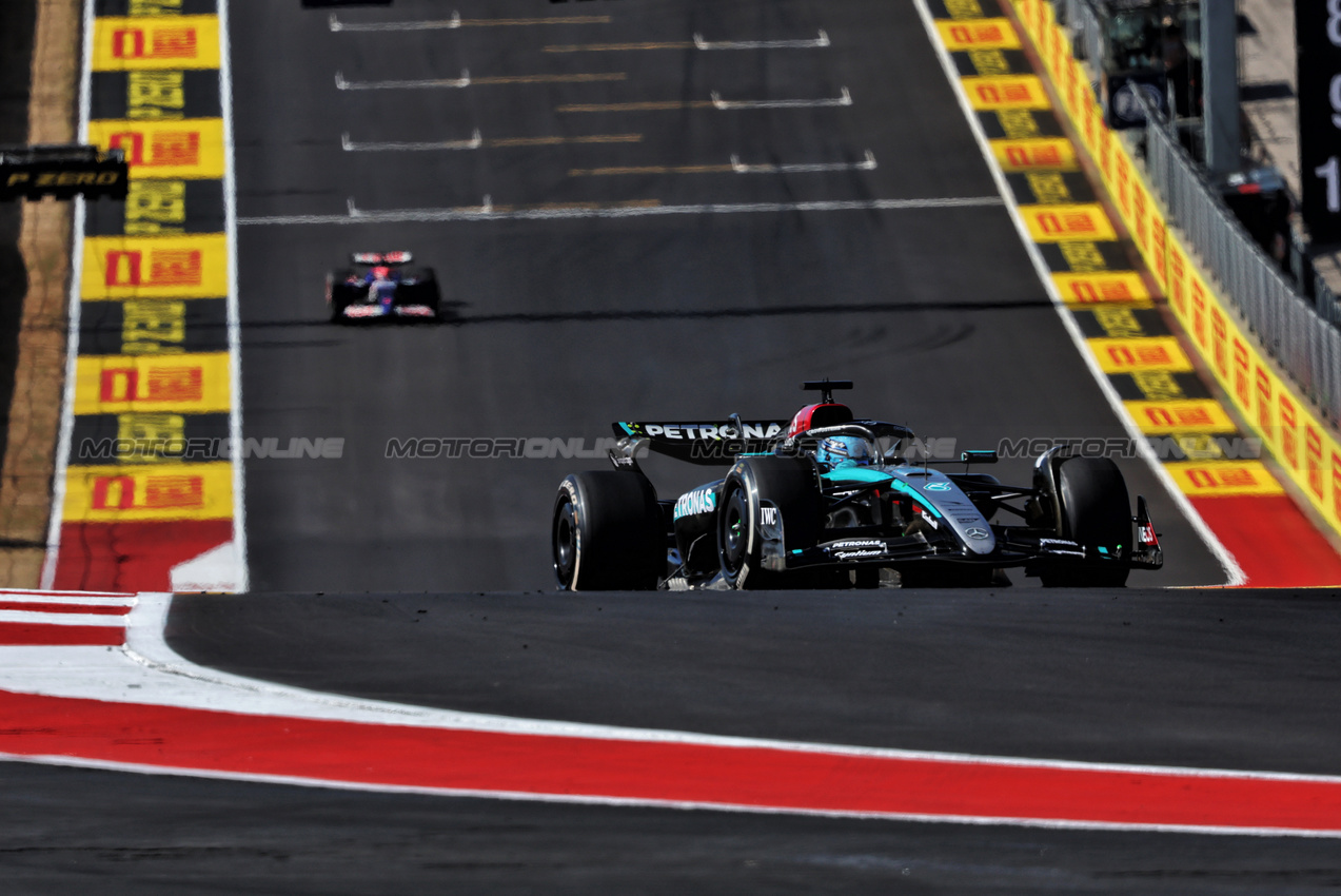 GP STATI UNITI, George Russell (GBR) Mercedes AMG F1 W15.

20.10.2024. Formula 1 World Championship, Rd 19, United States Grand Prix, Austin, Texas, USA, Gara Day.

 - www.xpbimages.com, EMail: requests@xpbimages.com © Copyright: Rew / XPB Images