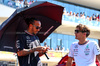 GP STATI UNITI, (L to R): Lewis Hamilton (GBR) Mercedes AMG F1 e George Russell (GBR) Mercedes AMG F1 on the drivers' parade.

20.10.2024. Formula 1 World Championship, Rd 19, United States Grand Prix, Austin, Texas, USA, Gara Day.

 - www.xpbimages.com, EMail: requests@xpbimages.com © Copyright: Coates / XPB Images