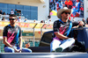 GP STATI UNITI, (L to R): Esteban Ocon (FRA) Alpine F1 Team e Pierre Gasly (FRA) Alpine F1 Team on the drivers' parade.

20.10.2024. Formula 1 World Championship, Rd 19, United States Grand Prix, Austin, Texas, USA, Gara Day.

 - www.xpbimages.com, EMail: requests@xpbimages.com © Copyright: Coates / XPB Images