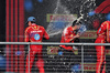 GP STATI UNITI, (L to R): Gara winner Charles Leclerc (MON) Ferrari celebrates with Ravin Jain (GBR) Ferrari Strategy Director e Carlos Sainz Jr (ESP) Ferrari on the podium.

20.10.2024. Formula 1 World Championship, Rd 19, United States Grand Prix, Austin, Texas, USA, Gara Day.

- www.xpbimages.com, EMail: requests@xpbimages.com © Copyright: Moy / XPB Images