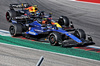 GP STATI UNITI, Franco Colapinto (ARG) Williams Racing FW46 e Sergio Perez (MEX) Red Bull Racing RB20 battle for position.

20.10.2024. Formula 1 World Championship, Rd 19, United States Grand Prix, Austin, Texas, USA, Gara Day.

- www.xpbimages.com, EMail: requests@xpbimages.com © Copyright: Bearne / XPB Images