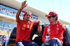 GP STATI UNITI, (L to R): Carlos Sainz Jr (ESP) Ferrari e Charles Leclerc (MON) Ferrari on the drivers' parade.

20.10.2024. Formula 1 World Championship, Rd 19, United States Grand Prix, Austin, Texas, USA, Gara Day.

- www.xpbimages.com, EMail: requests@xpbimages.com © Copyright: Moy / XPB Images