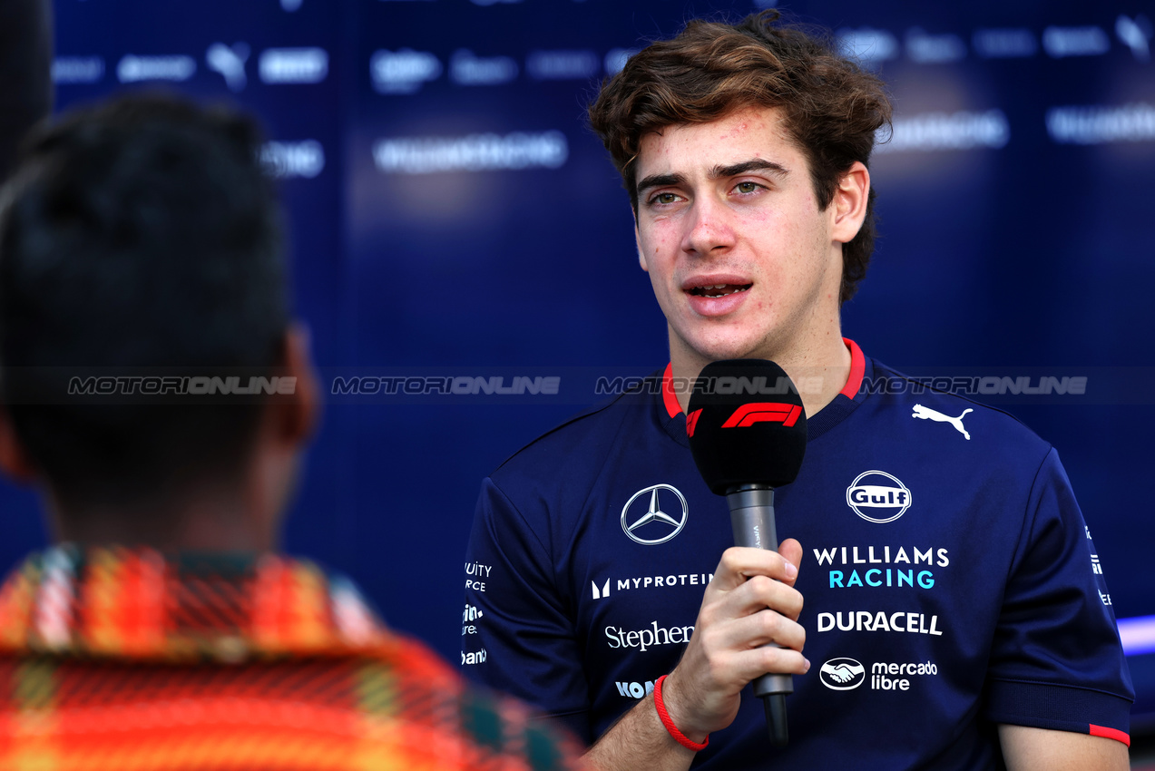 GP STATI UNITI, Franco Colapinto (ARG) Williams Racing.

17.10.2024. Formula 1 World Championship, Rd 19, United States Grand Prix, Austin, Texas, USA, Preparation Day.

 - www.xpbimages.com, EMail: requests@xpbimages.com © Copyright: Rew / XPB Images