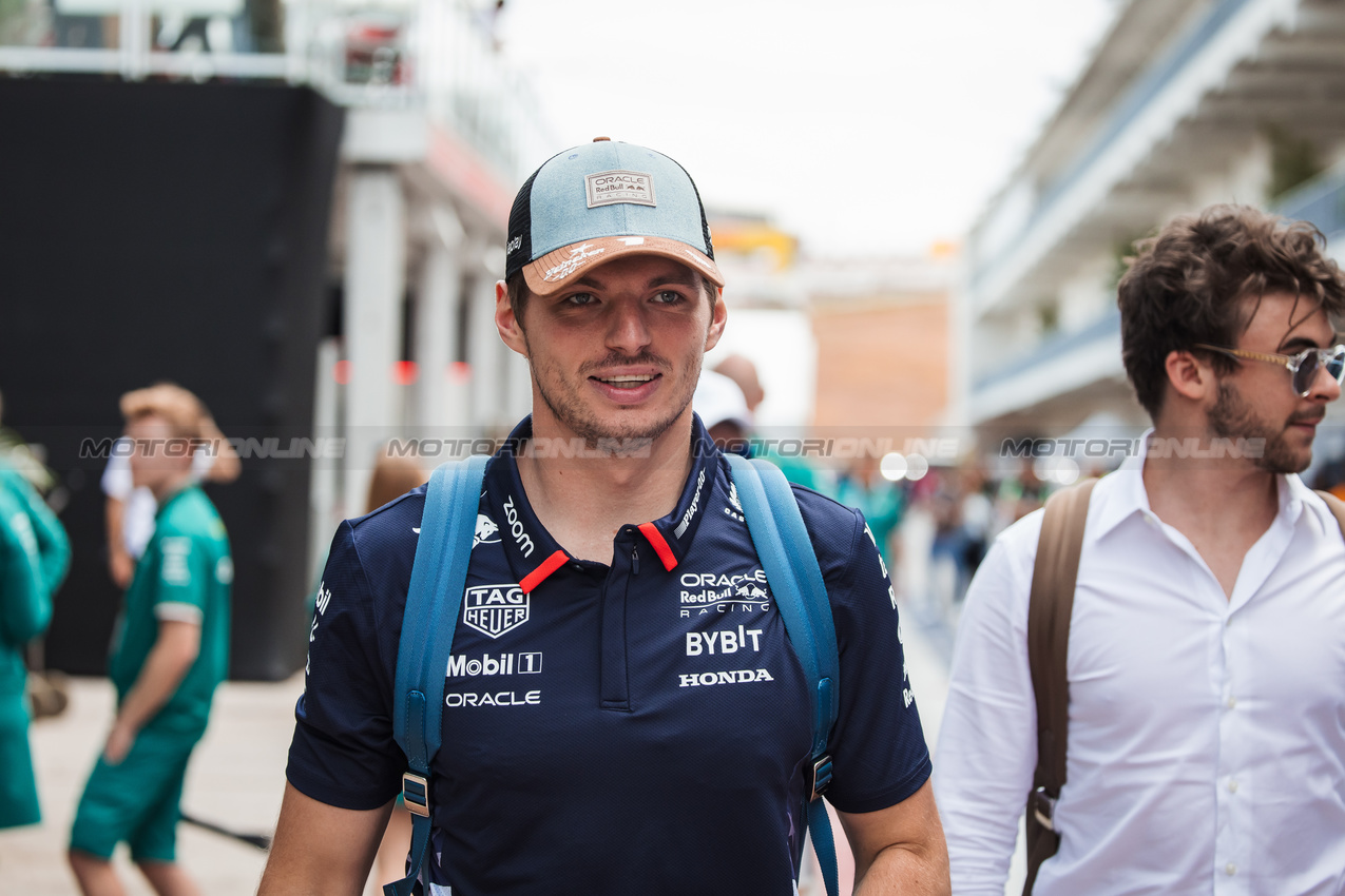 GP STATI UNITI, Max Verstappen (NLD) Red Bull Racing.

17.10.2024. Formula 1 World Championship, Rd 19, United States Grand Prix, Austin, Texas, USA, Preparation Day.

- www.xpbimages.com, EMail: requests@xpbimages.com © Copyright: Bearne / XPB Images