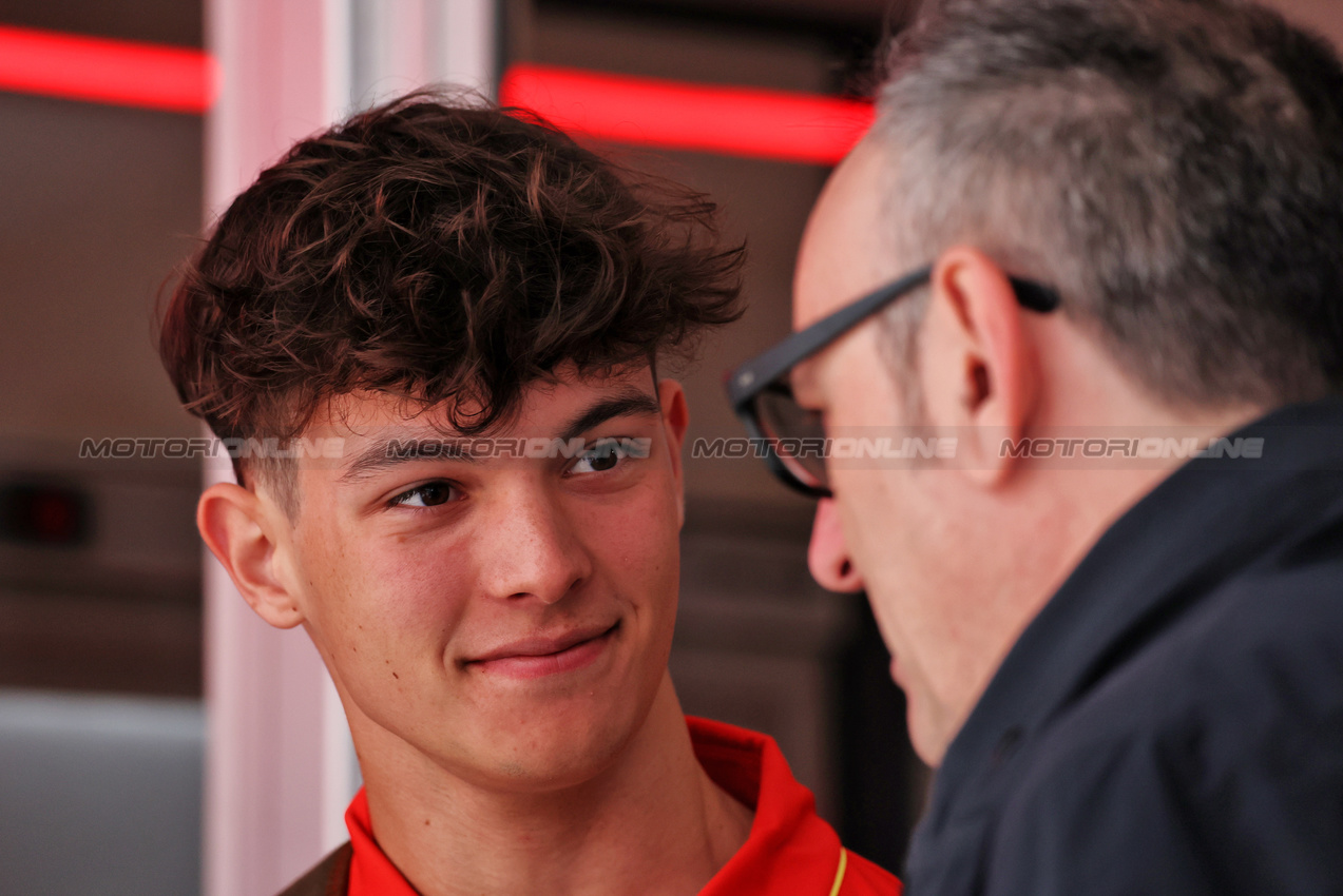 GP STATI UNITI, Oliver Bearman (GBR) Ferrari Reserve Driver.

17.10.2024. Formula 1 World Championship, Rd 19, United States Grand Prix, Austin, Texas, USA, Preparation Day.

 - www.xpbimages.com, EMail: requests@xpbimages.com © Copyright: Rew / XPB Images