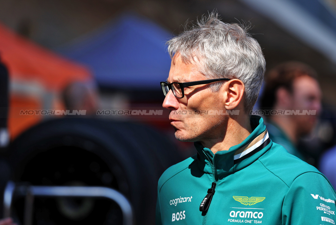 GP STATI UNITI, Mike Krack (LUX) Aston Martin F1 Team, Team Principal.

17.10.2024. Formula 1 World Championship, Rd 19, United States Grand Prix, Austin, Texas, USA, Preparation Day.

 - www.xpbimages.com, EMail: requests@xpbimages.com © Copyright: Rew / XPB Images