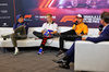 GP STATI UNITI, (L to R): Alexander Albon (THA) Williams Racing; Liam Lawson (NZL) RB; e Lando Norris (GBR) McLaren, in the FIA Press Conference.

17.10.2024. Formula 1 World Championship, Rd 19, United States Grand Prix, Austin, Texas, USA, Preparation Day.

- www.xpbimages.com, EMail: requests@xpbimages.com © Copyright: Batchelor / XPB Images