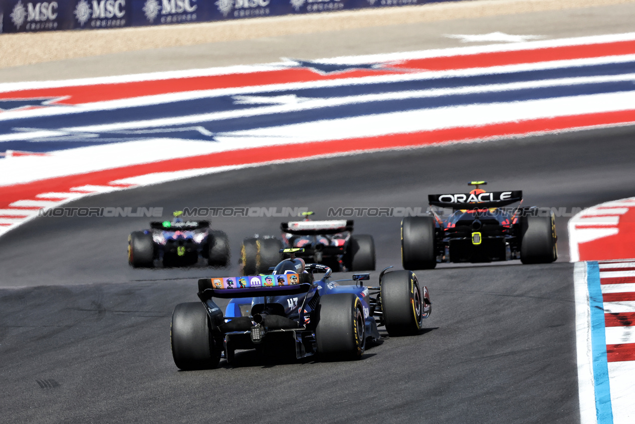 GP STATI UNITI, Franco Colapinto (ARG) Williams Racing FW46.

19.10.2024. Formula 1 World Championship, Rd 19, United States Grand Prix, Austin, Texas, USA, Sprint e Qualifiche Day.

- www.xpbimages.com, EMail: requests@xpbimages.com © Copyright: Bearne / XPB Images