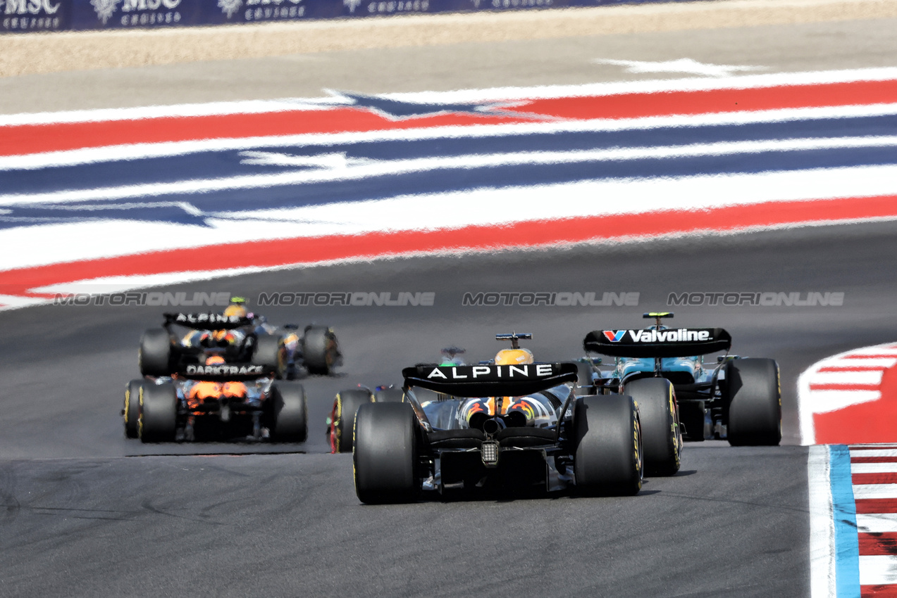 GP STATI UNITI, Esteban Ocon (FRA) Alpine F1 Team A524.

19.10.2024. Formula 1 World Championship, Rd 19, United States Grand Prix, Austin, Texas, USA, Sprint e Qualifiche Day.

- www.xpbimages.com, EMail: requests@xpbimages.com © Copyright: Bearne / XPB Images