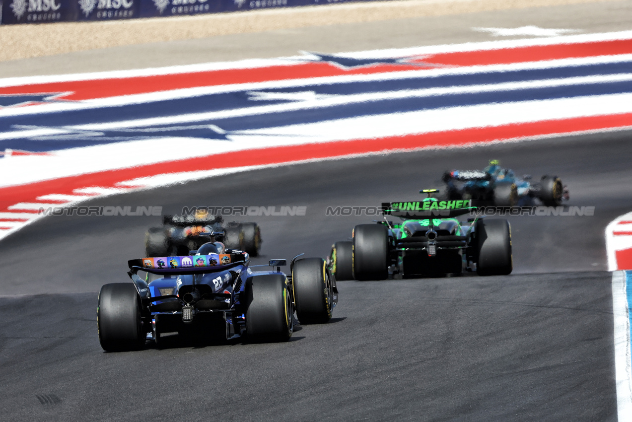 GP STATI UNITI, Alexander Albon (THA) Williams Racing FW46.

19.10.2024. Formula 1 World Championship, Rd 19, United States Grand Prix, Austin, Texas, USA, Sprint e Qualifiche Day.

- www.xpbimages.com, EMail: requests@xpbimages.com © Copyright: Bearne / XPB Images