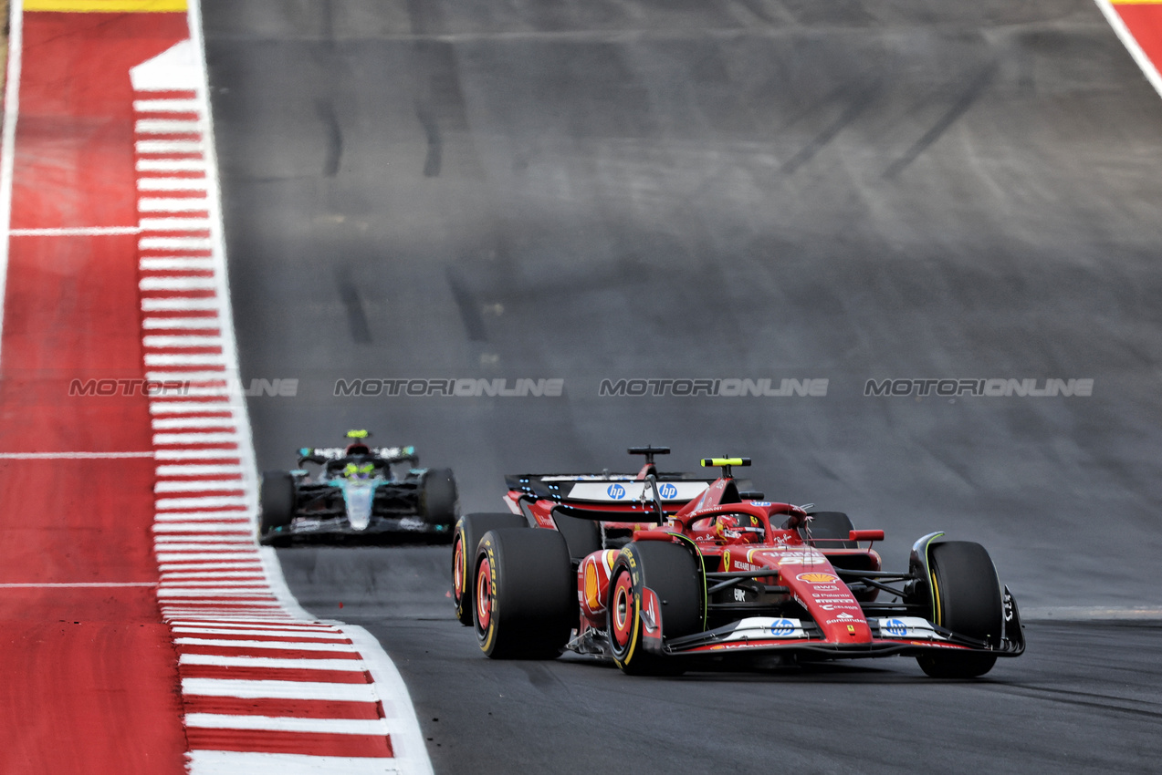 GP STATI UNITI, Carlos Sainz Jr (ESP) Ferrari SF-24.

19.10.2024. Formula 1 World Championship, Rd 19, United States Grand Prix, Austin, Texas, USA, Sprint e Qualifiche Day.

- www.xpbimages.com, EMail: requests@xpbimages.com © Copyright: Bearne / XPB Images